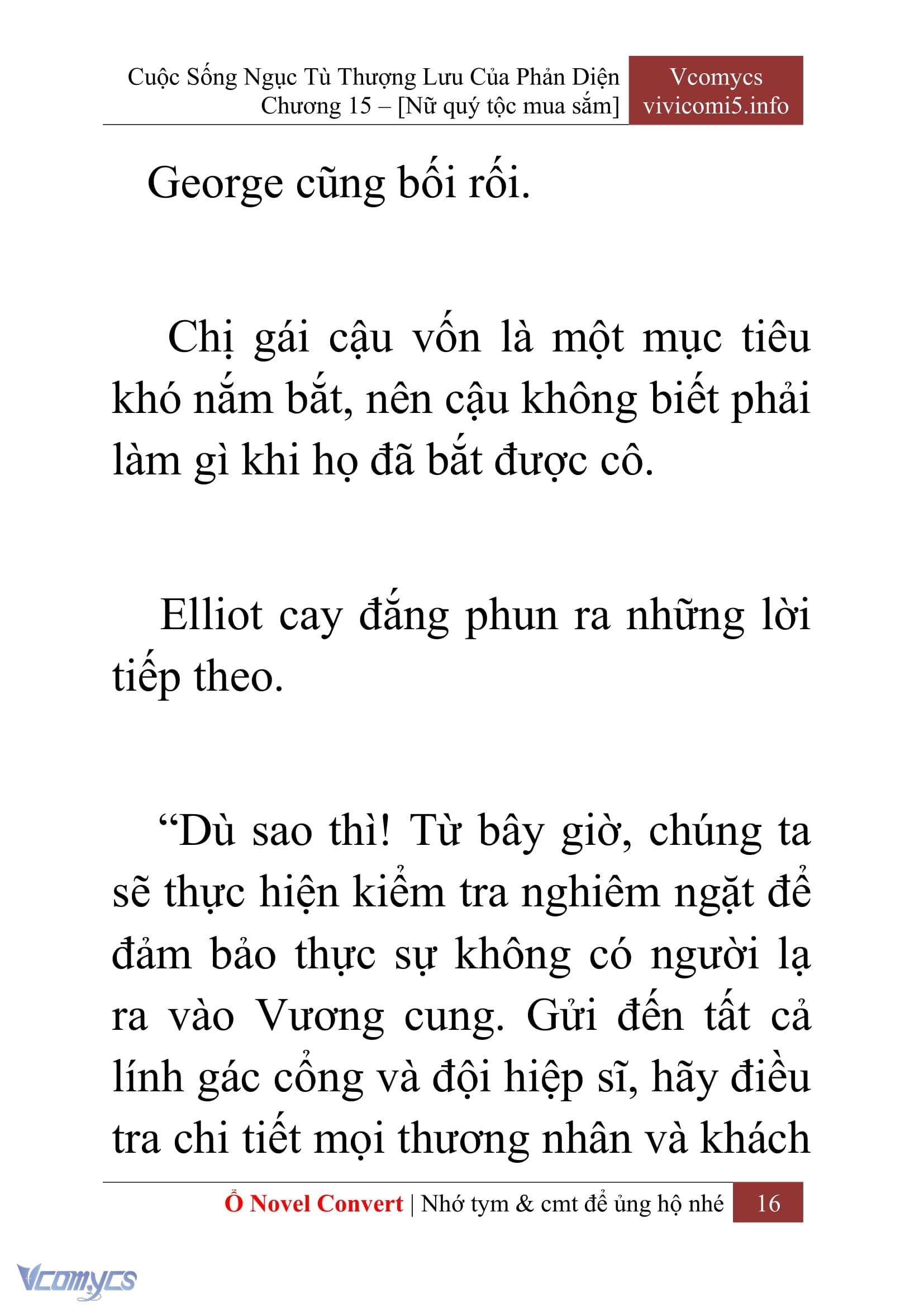 [Novel] Cuộc Sống Ngục Tù Thượng Lưu Của Nhân Vật Phản Diện Chap 15 - Trang 2