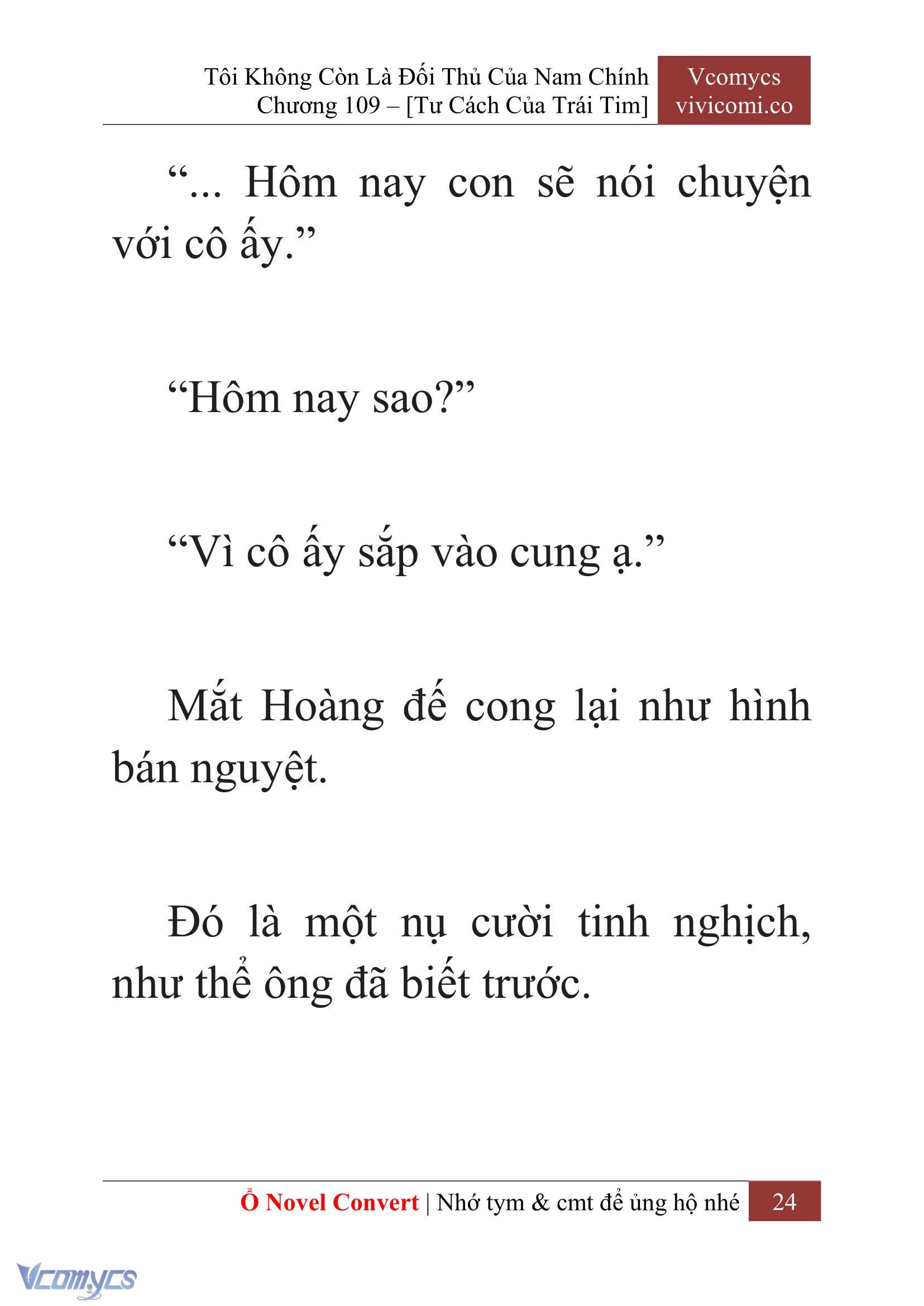 [Novel] Tôi Không Còn Là Đối Thủ Của Nam Chính Chap 109 - Trang 2
