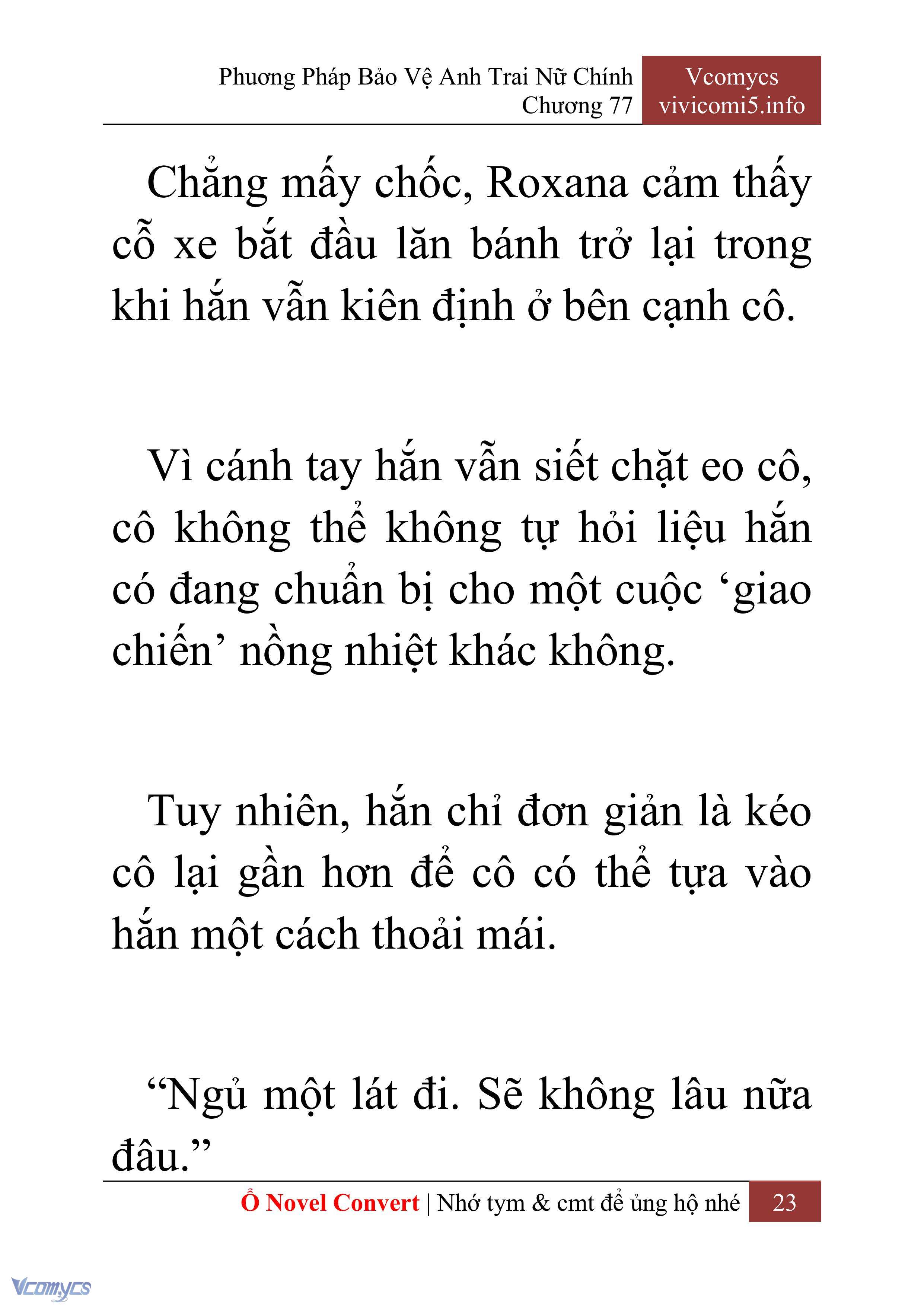 [Novel] Phương Pháp Bảo Vệ Anh Trai Nữ Chính Chap 77 - Trang 2