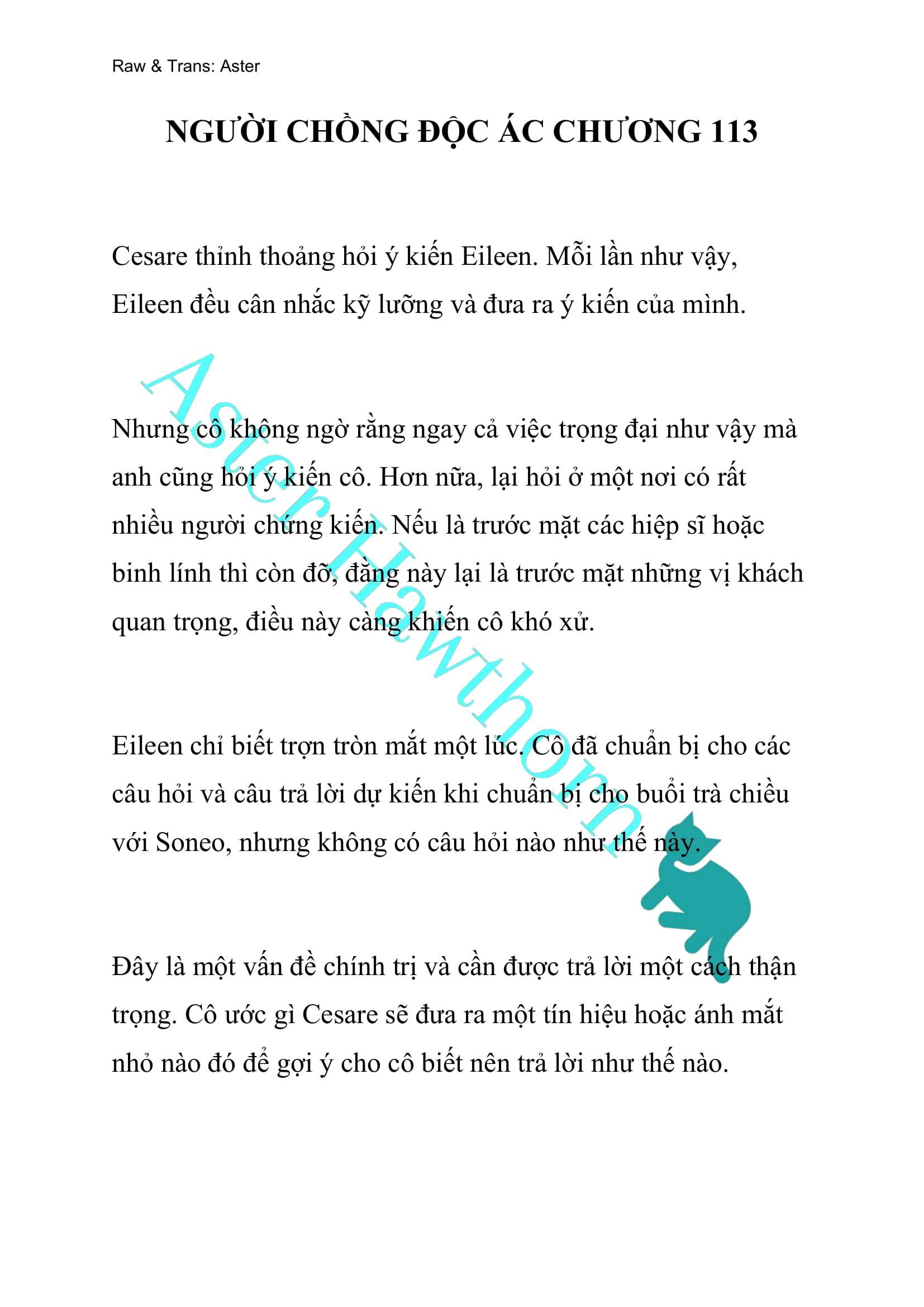 [NOVEL] Người Chồng Độc Ác Chap 113 - Trang 2