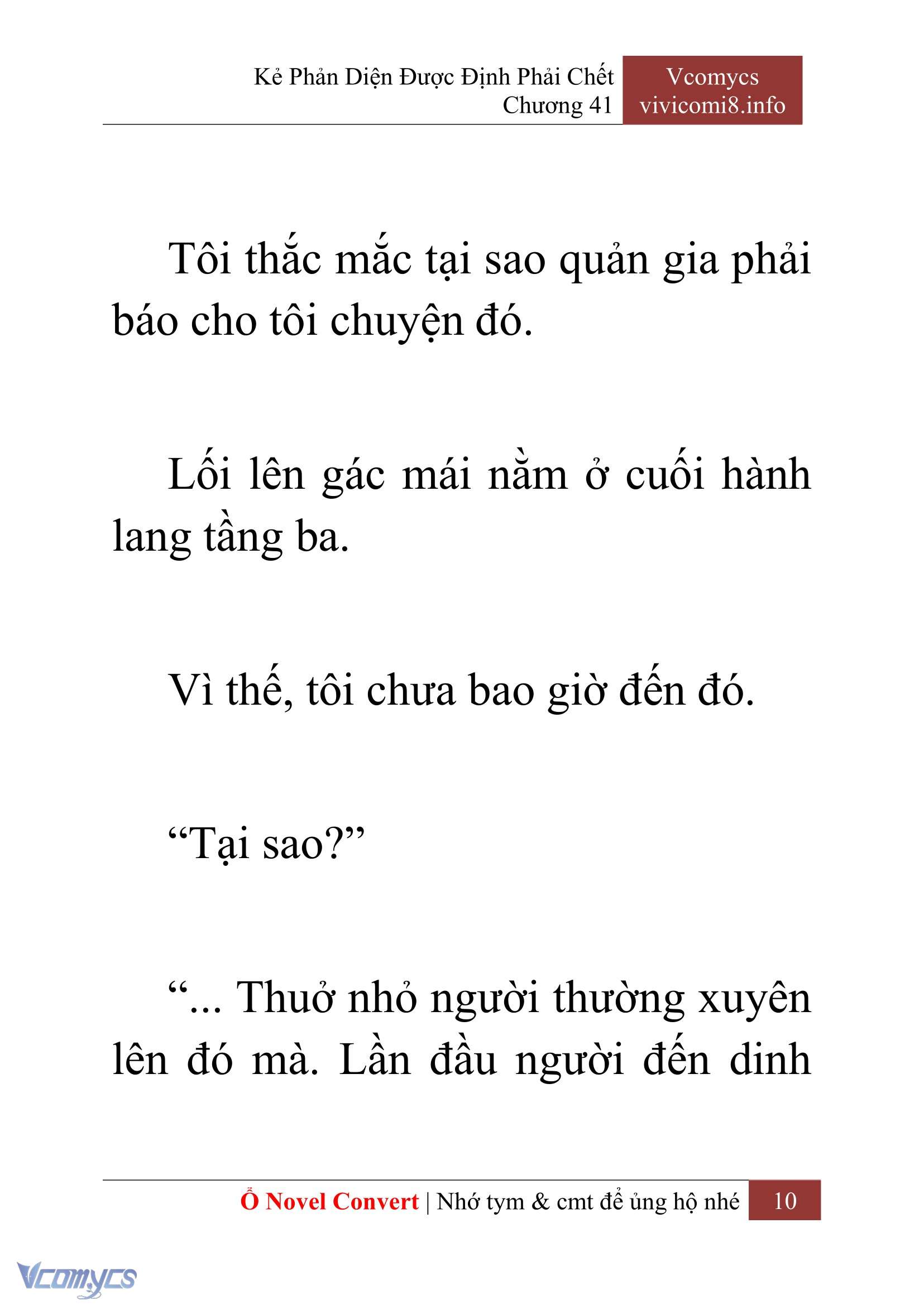 [Novel] Kẻ Phản Diện Được Định Phải Chết Chap 41 - Next Chap 42