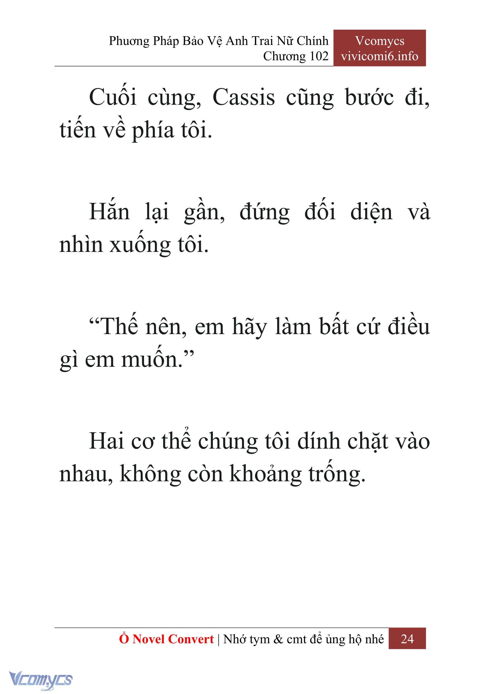 [Novel] Phương Pháp Bảo Vệ Anh Trai Nữ Chính Chap 102 - Trang 2
