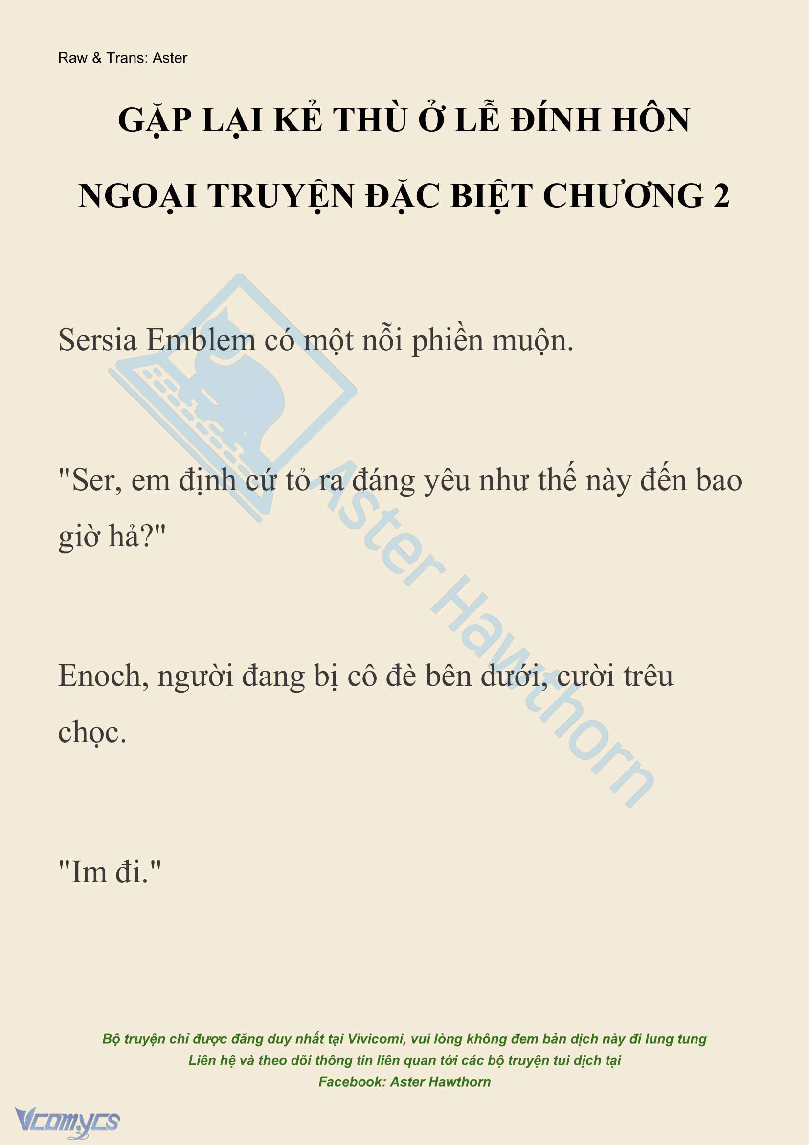 [NOVEL] Gặp Lại Kẻ Thù Ở Lễ Đính Hôn Chap 249 - Trang 2