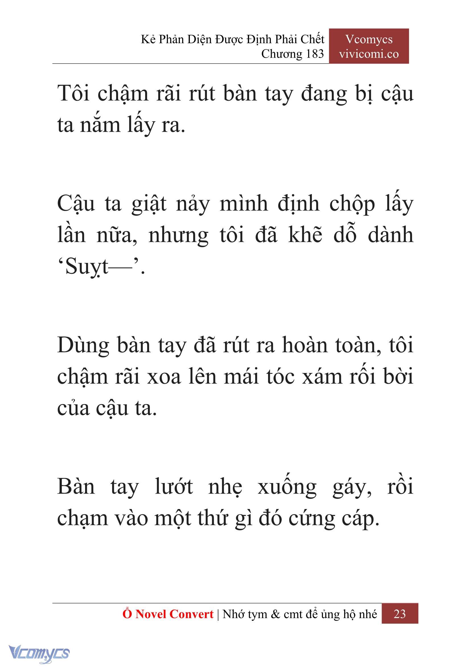 [Novel] Kẻ Phản Diện Được Định Phải Chết Chap 183 - Next Chap 184