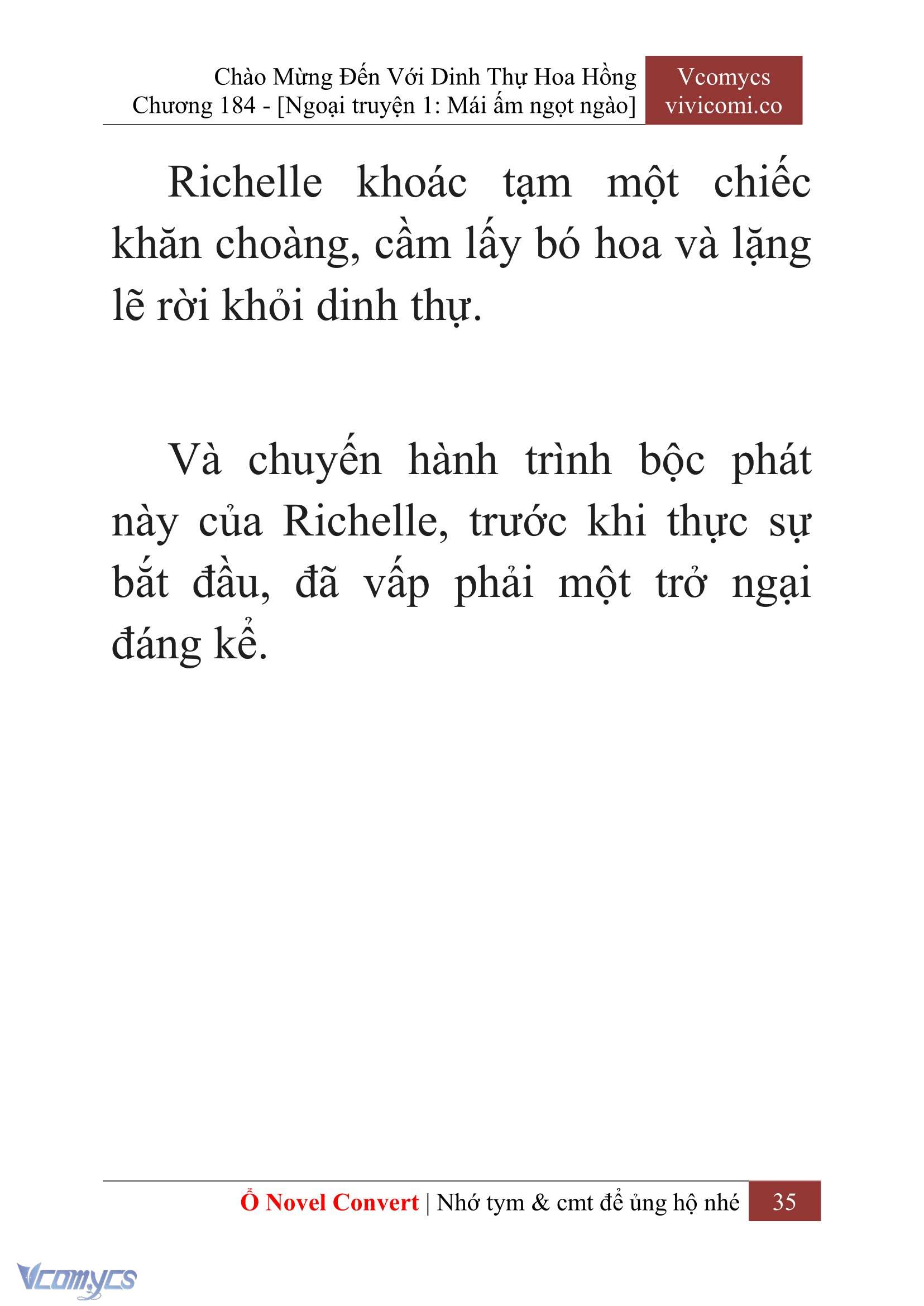 [Novel] Chào Mừng Đến Với Dinh Thự Hoa Hồng Chap 184 - Trang 2