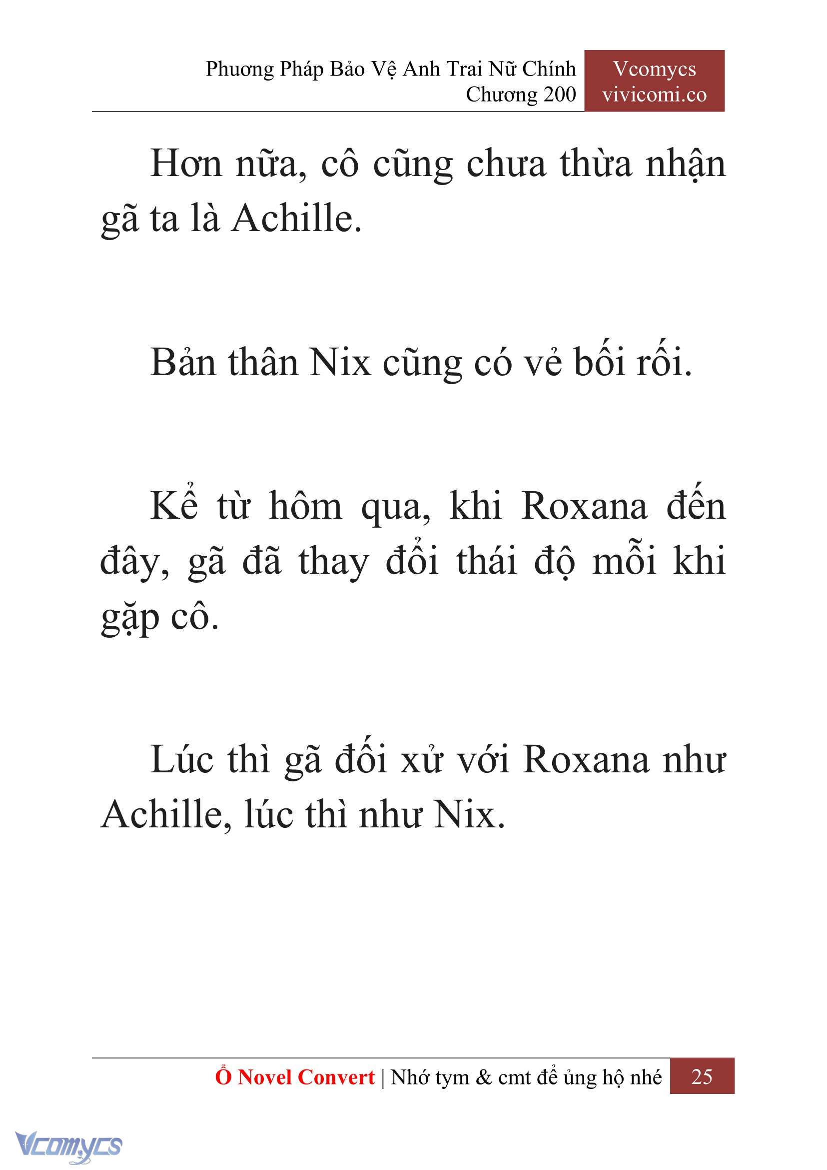 [Novel] Phương Pháp Bảo Vệ Anh Trai Nữ Chính Chap 200 - Trang 2