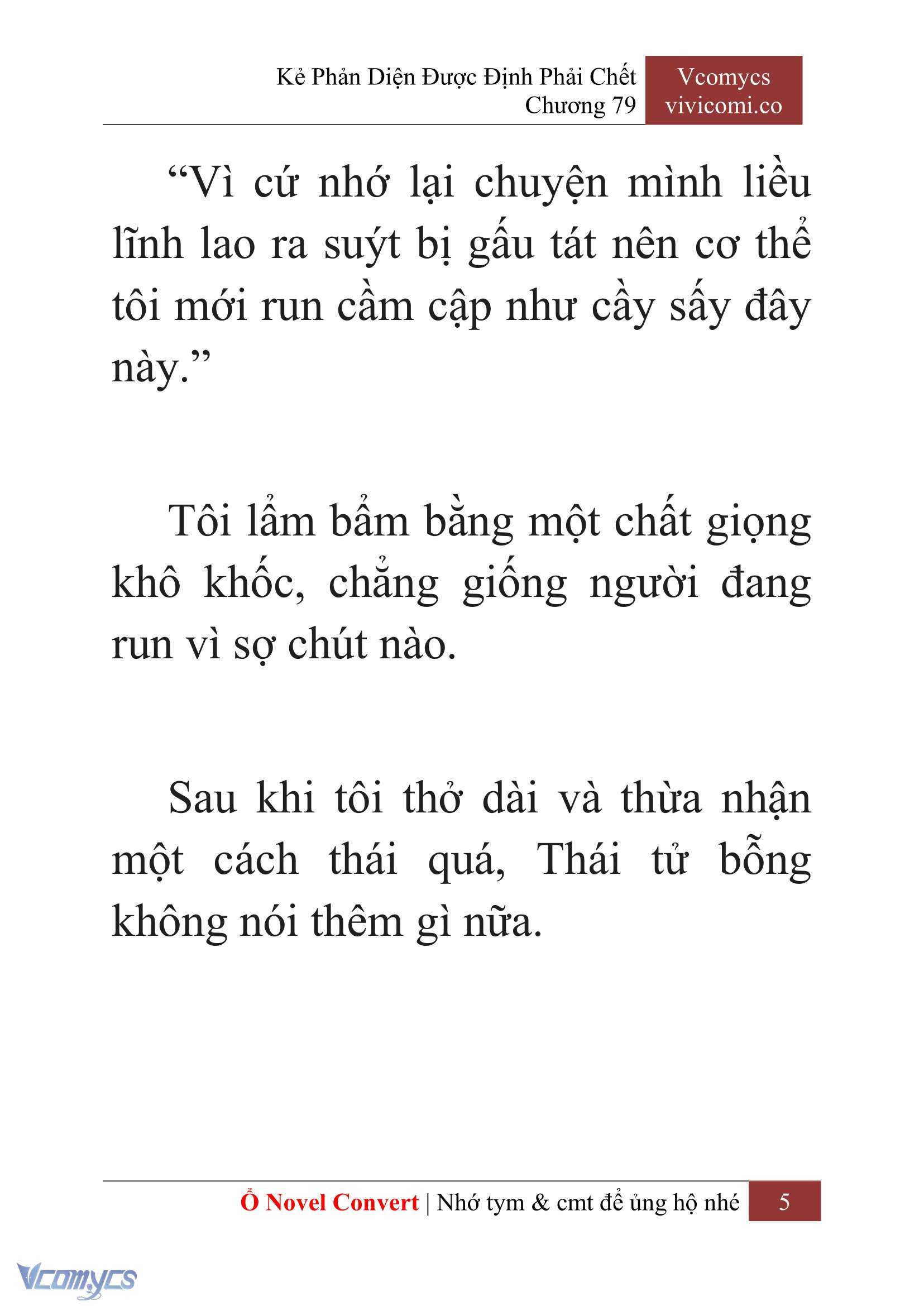 [Novel] Kẻ Phản Diện Được Định Phải Chết Chap 79 - Trang 2