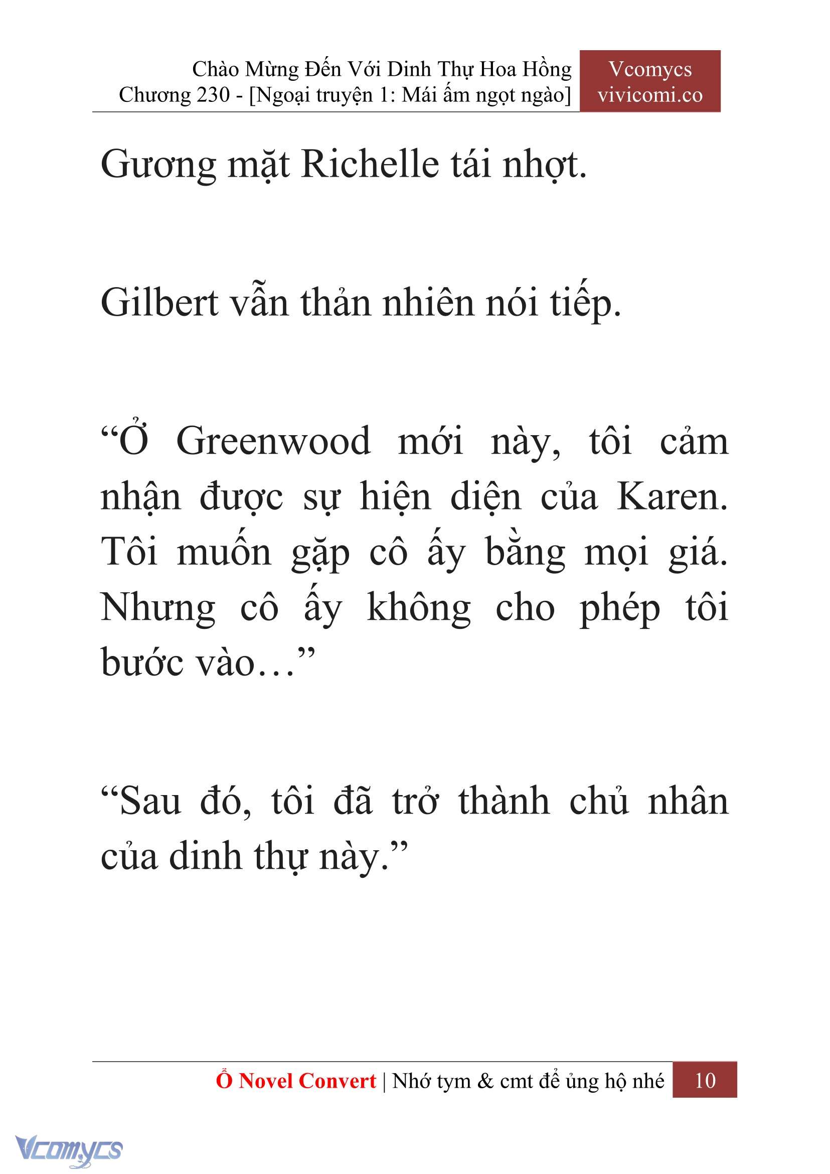 [Novel] Chào Mừng Đến Với Dinh Thự Hoa Hồng Chap 230 - Trang 2