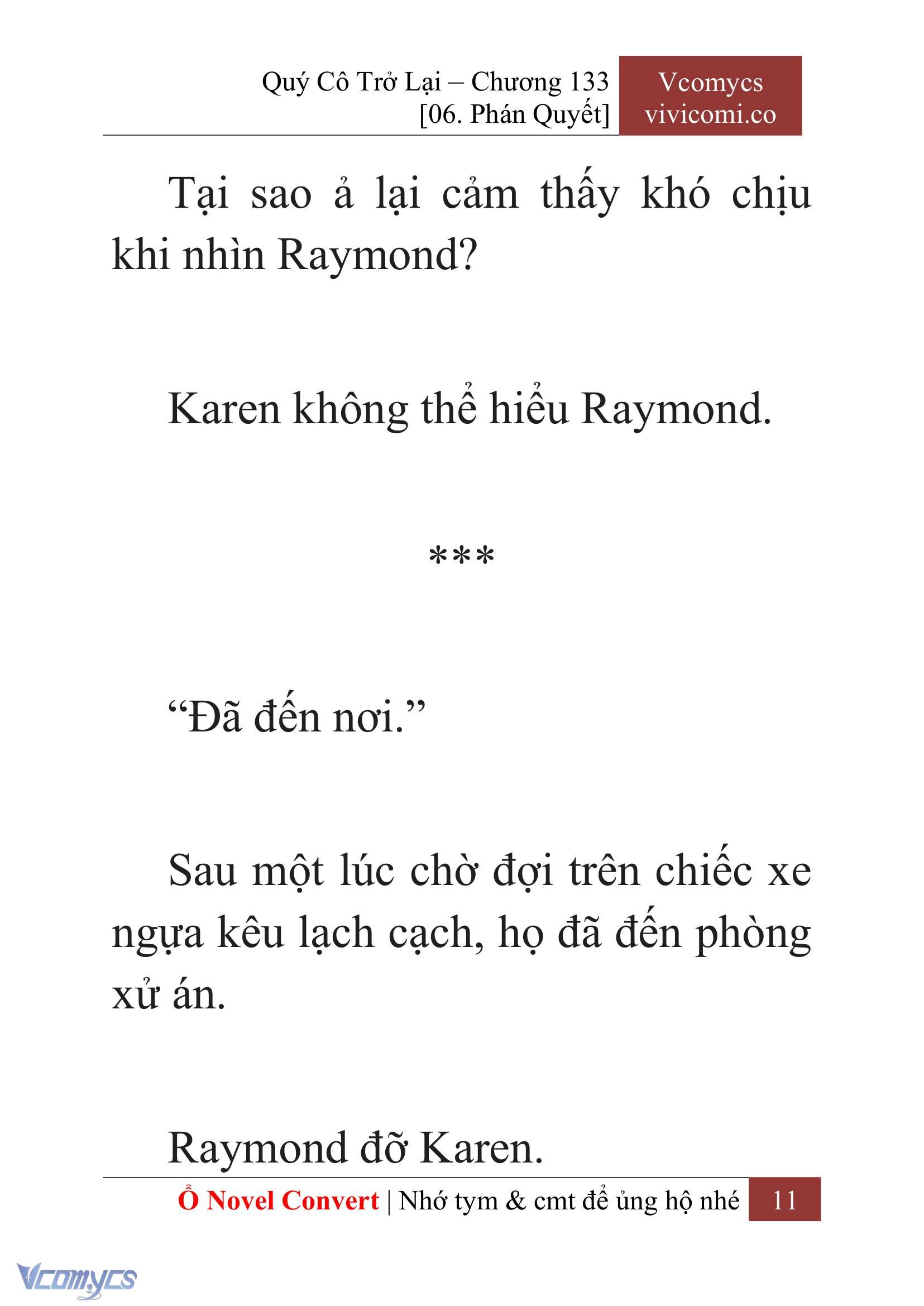 [Novel] Quý Cô Trở Lại Chap 133 - Trang 2