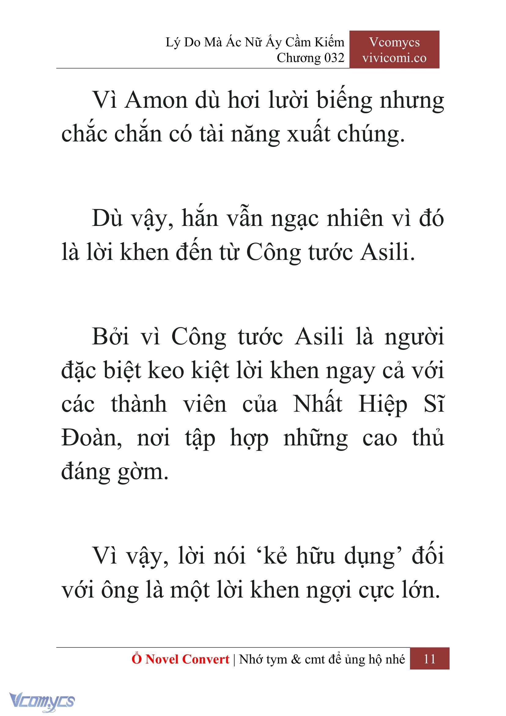 [Novel] Lý Do Mà Ác Nữ Ấy Cầm Kiếm Chap 32 - Trang 2