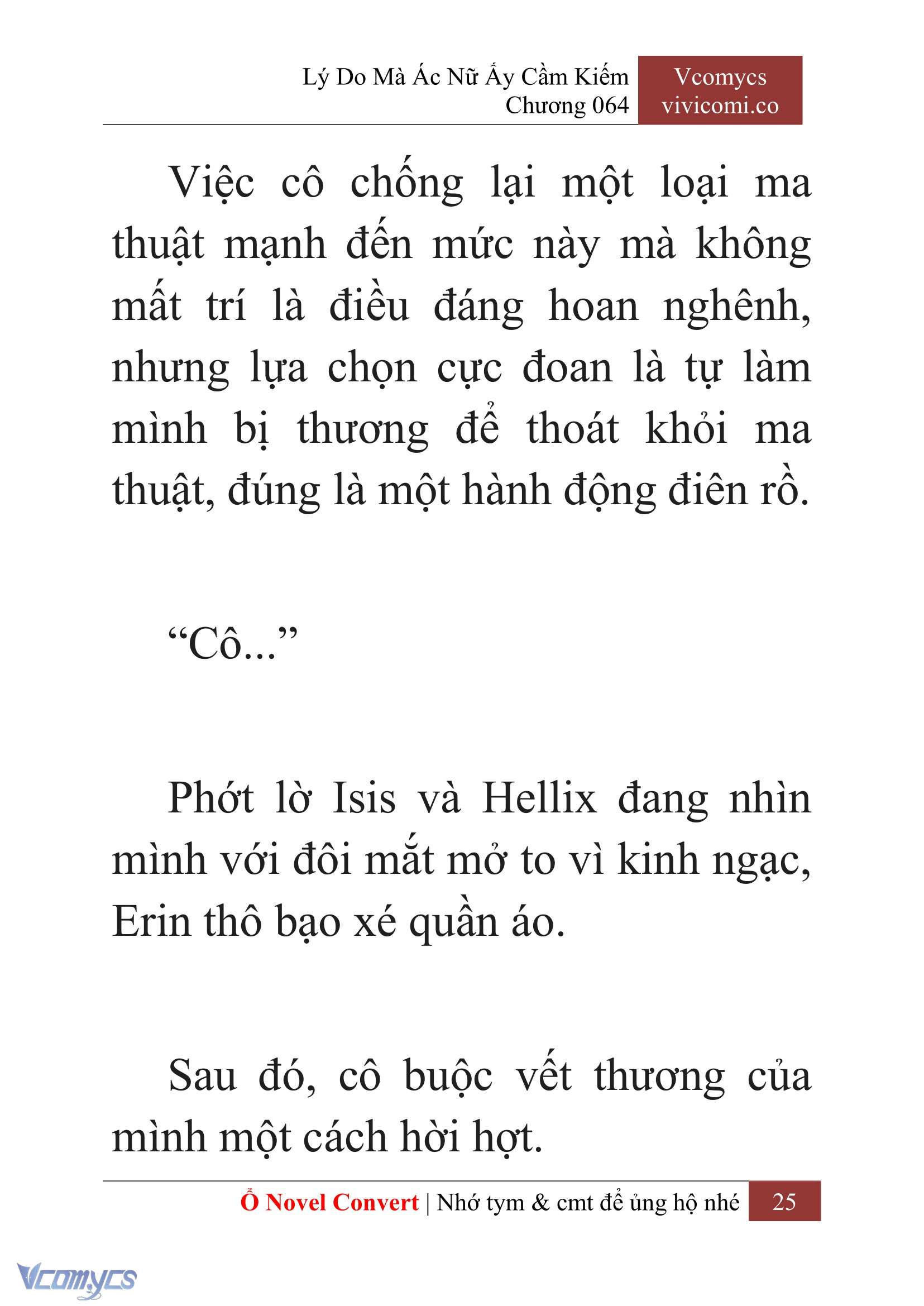 [Novel] Lý Do Mà Ác Nữ Ấy Cầm Kiếm Chap 64 - Trang 2