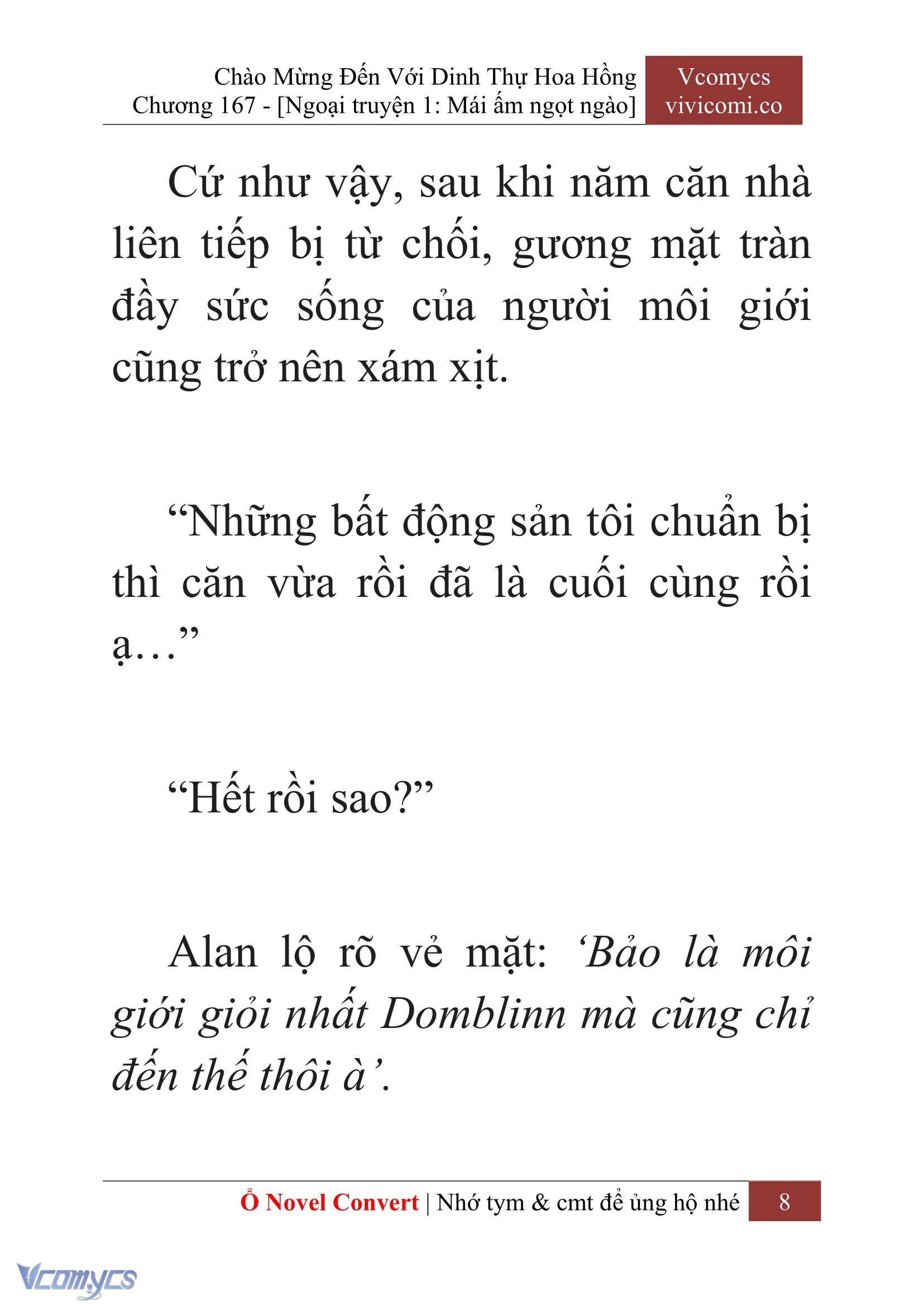[Novel] Chào Mừng Đến Với Dinh Thự Hoa Hồng Chap 167 - Trang 2
