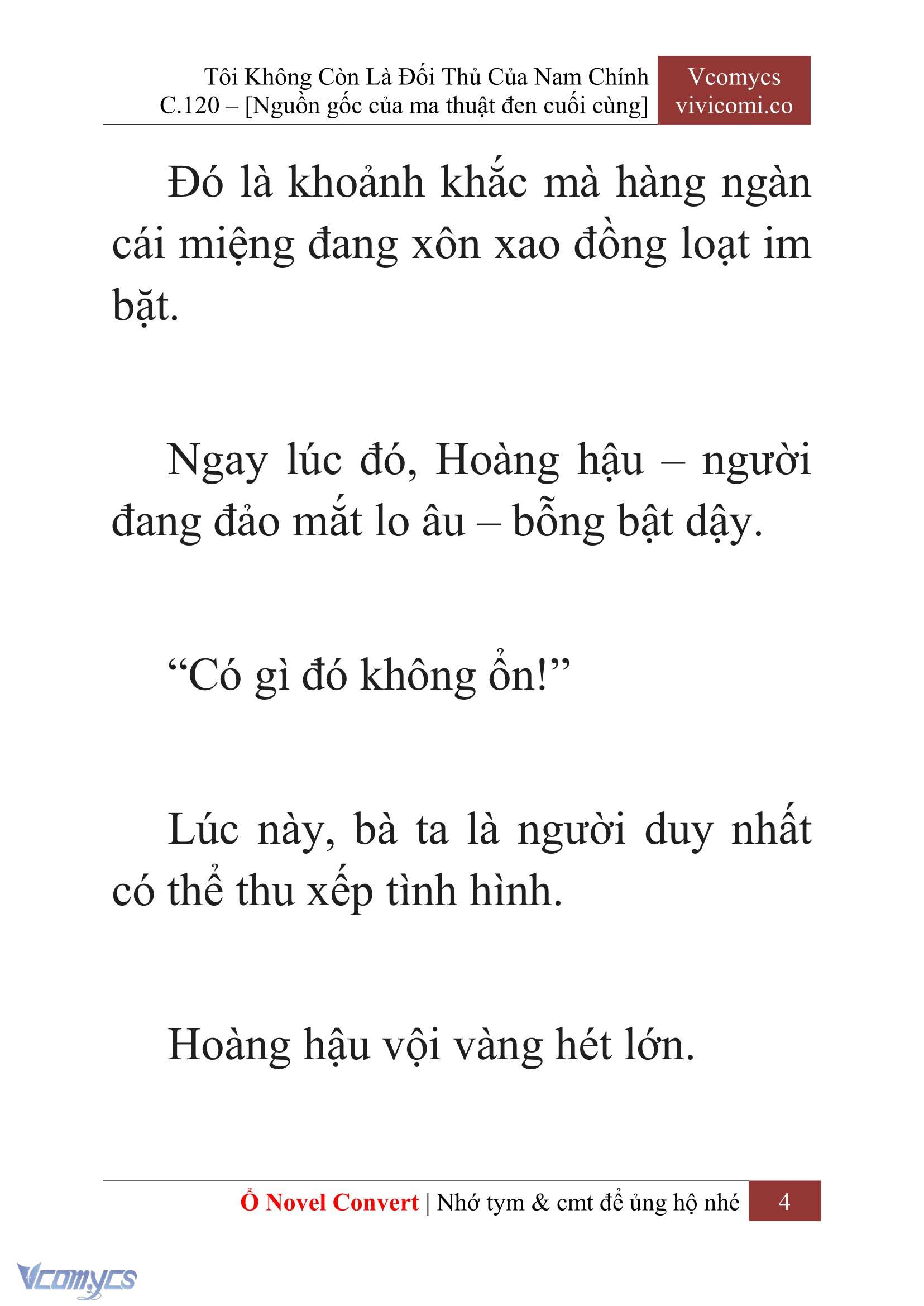 [Novel] Tôi Không Còn Là Đối Thủ Của Nam Chính Chap 120 - Trang 2