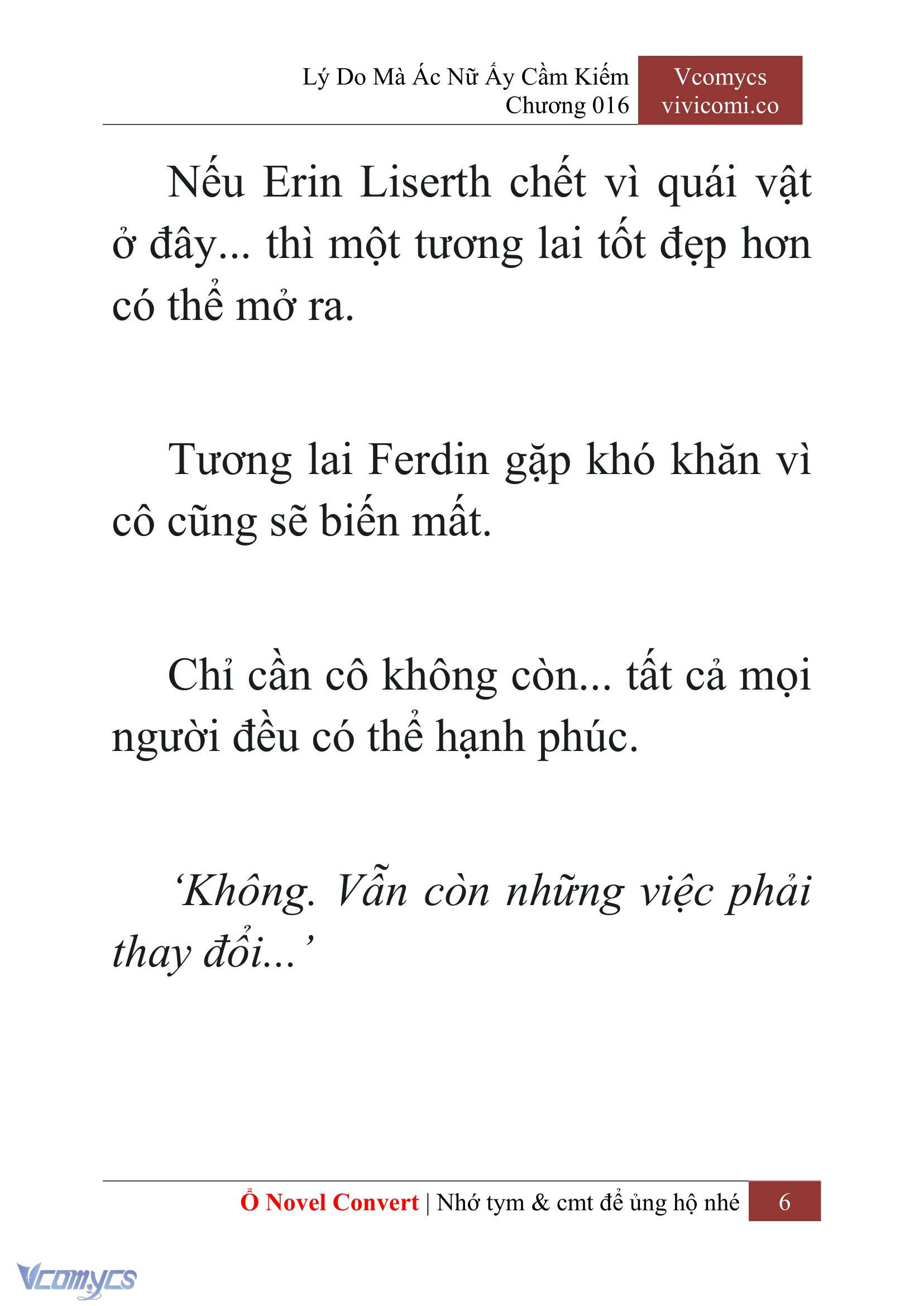 [Novel] Lý Do Mà Ác Nữ Ấy Cầm Kiếm Chap 16 - Trang 2