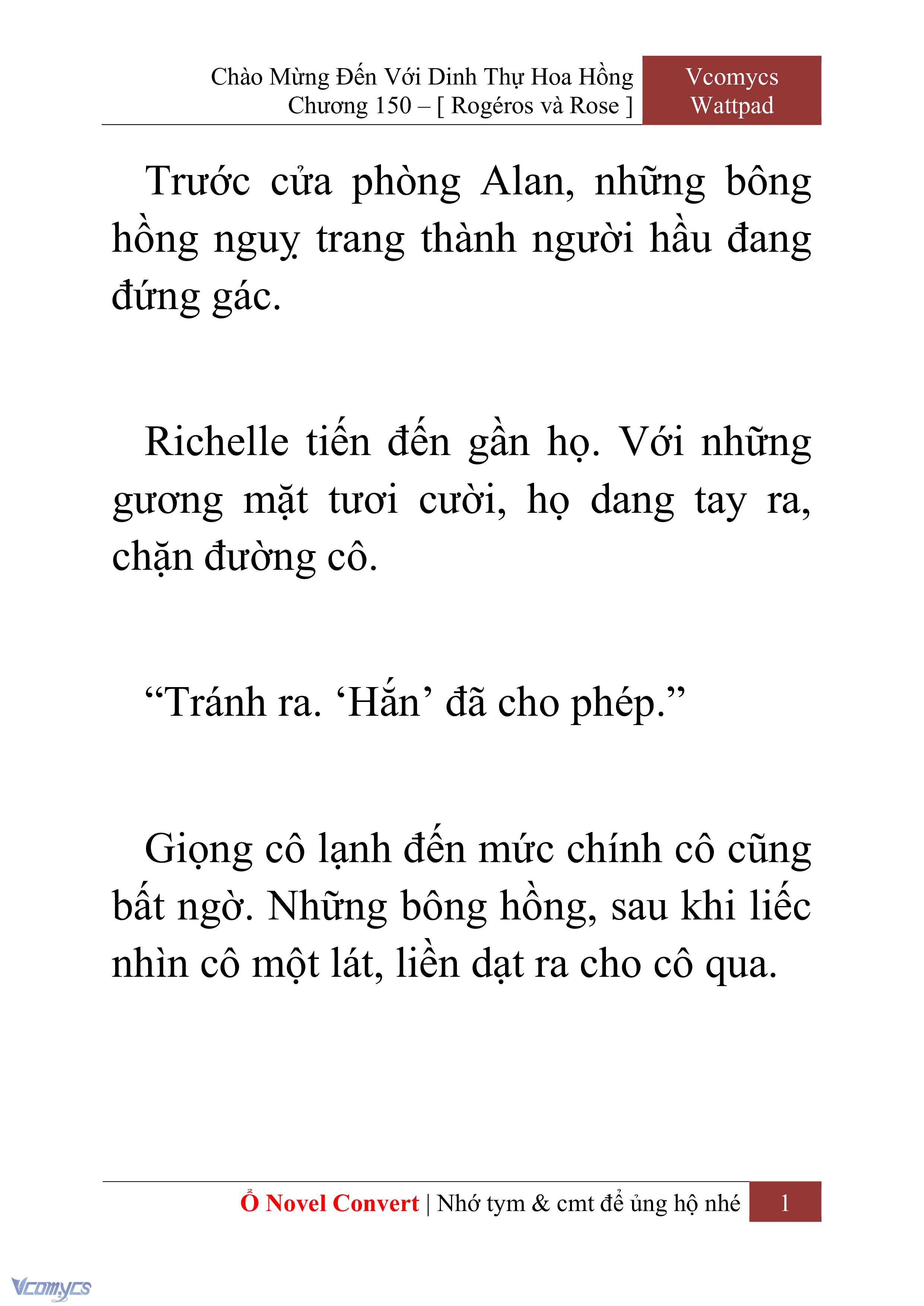 [Novel] Chào Mừng Đến Với Dinh Thự Hoa Hồng Chap 150 - Trang 2