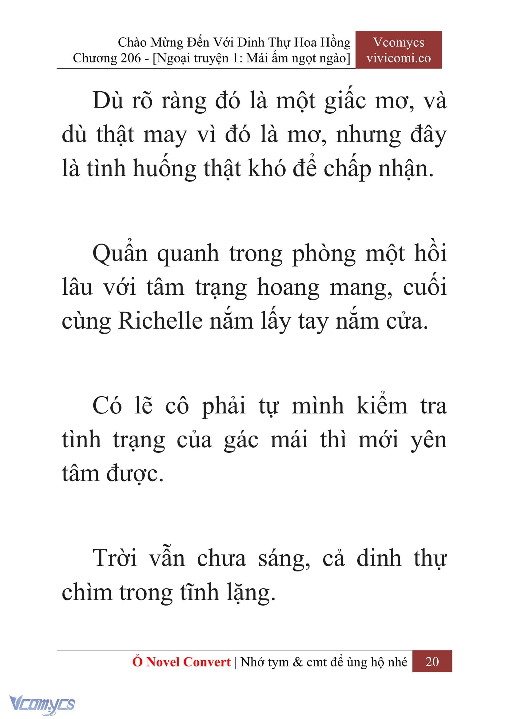 [Novel] Chào Mừng Đến Với Dinh Thự Hoa Hồng Chap 206 - Trang 2