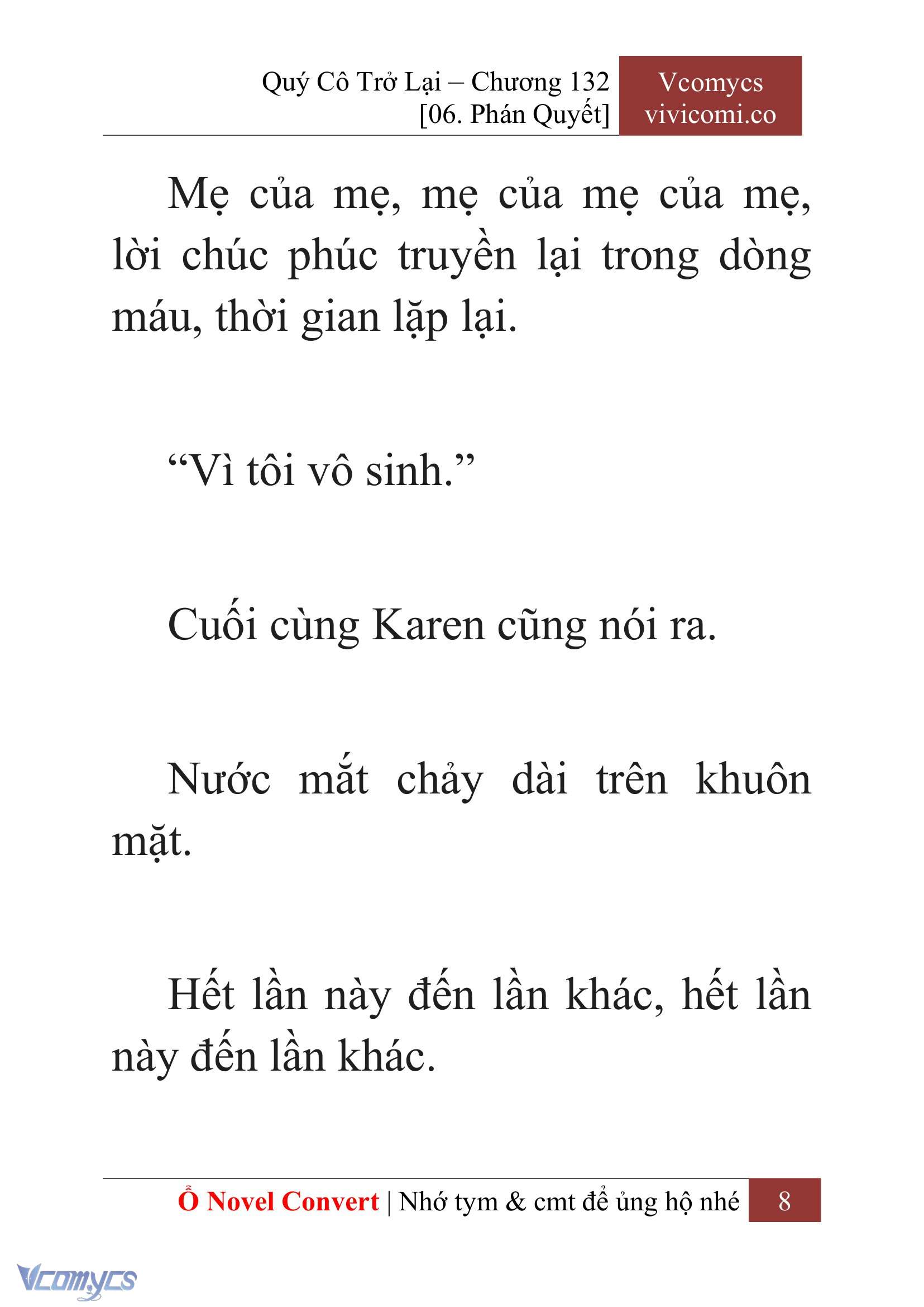 [Novel] Quý Cô Trở Lại Chap 132 - Trang 2
