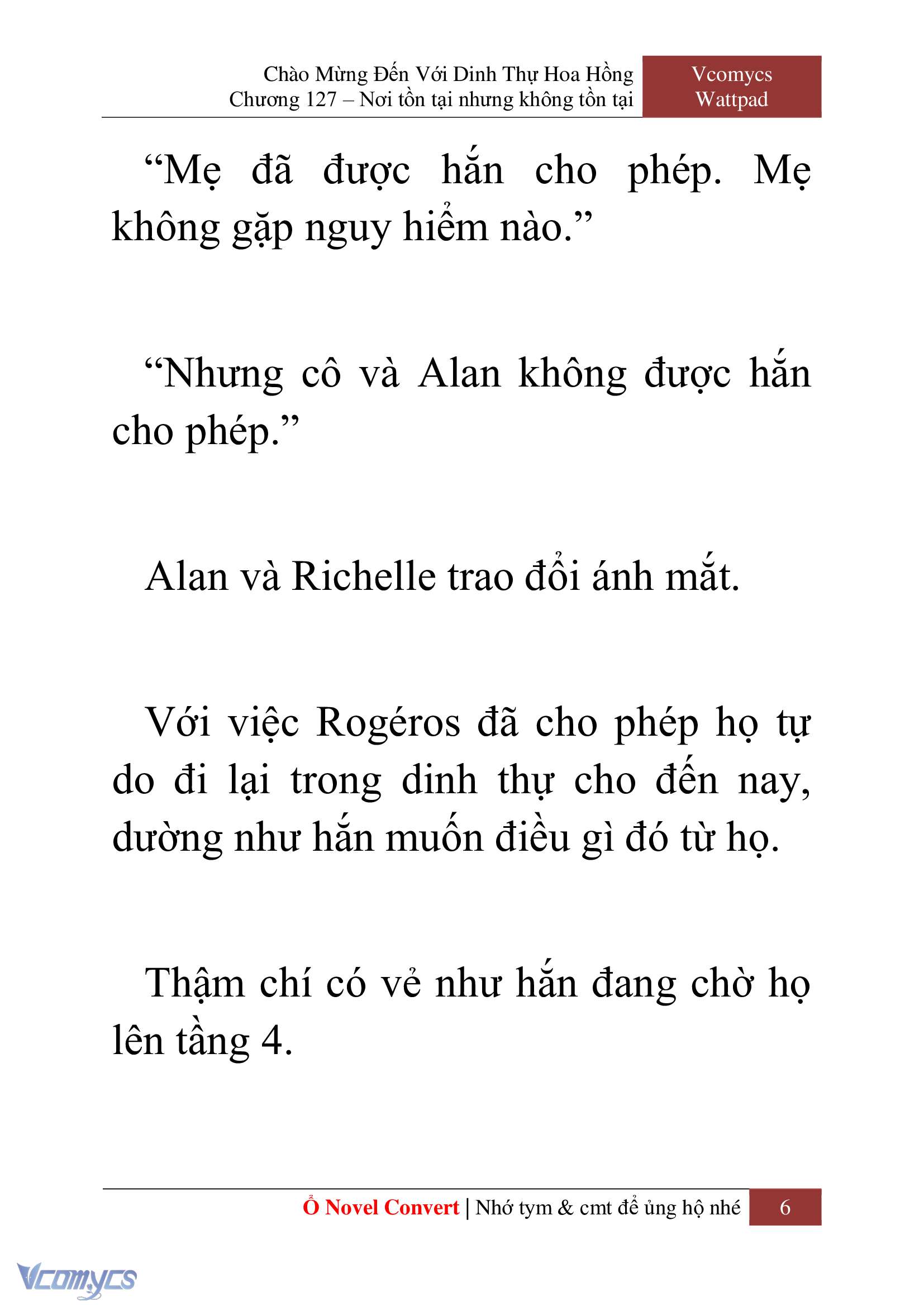 [Novel] Chào Mừng Đến Với Dinh Thự Hoa Hồng Chap 127 - Trang 2