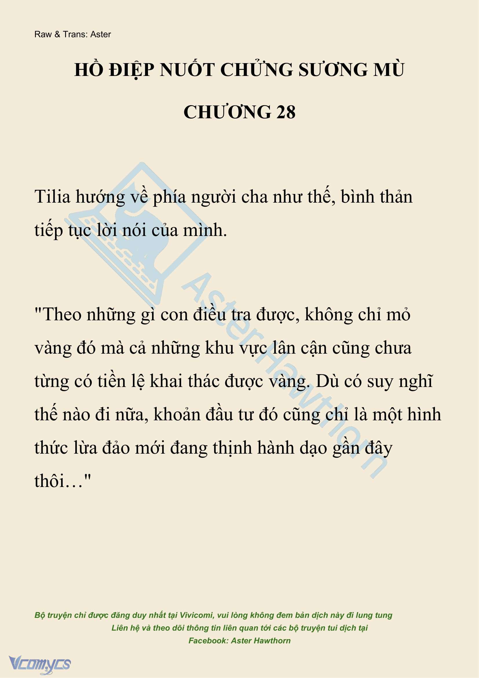 [NOVEL] Hồ Điệp Nuốt Chửng Sương Mù Chap 28 - Trang 2