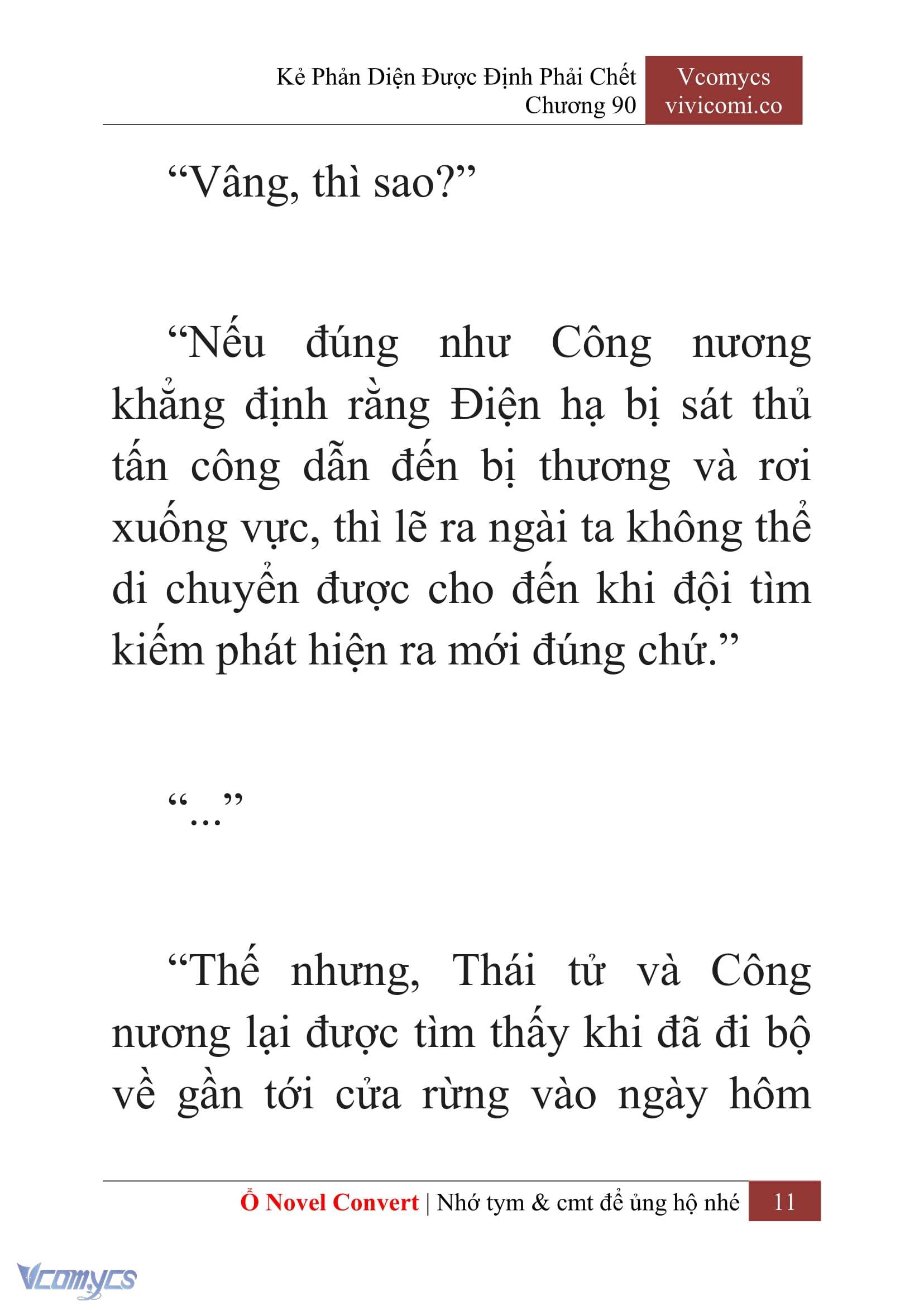 [Novel] Kẻ Phản Diện Được Định Phải Chết Chap 90 - Trang 2