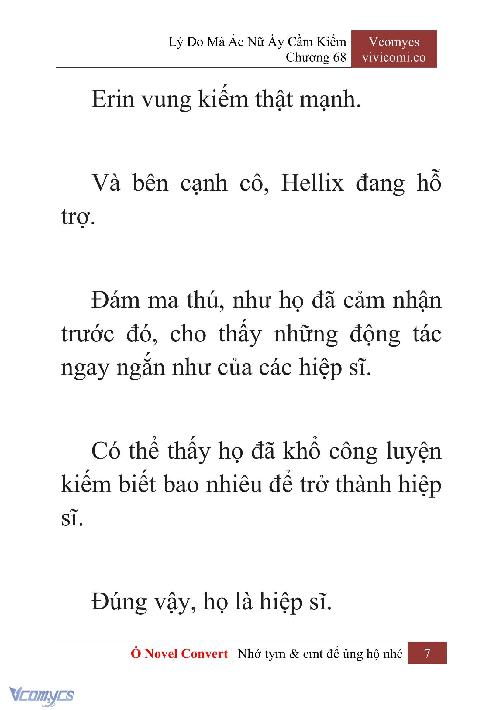 [Novel] Lý Do Mà Ác Nữ Ấy Cầm Kiếm Chap 68 - Trang 2