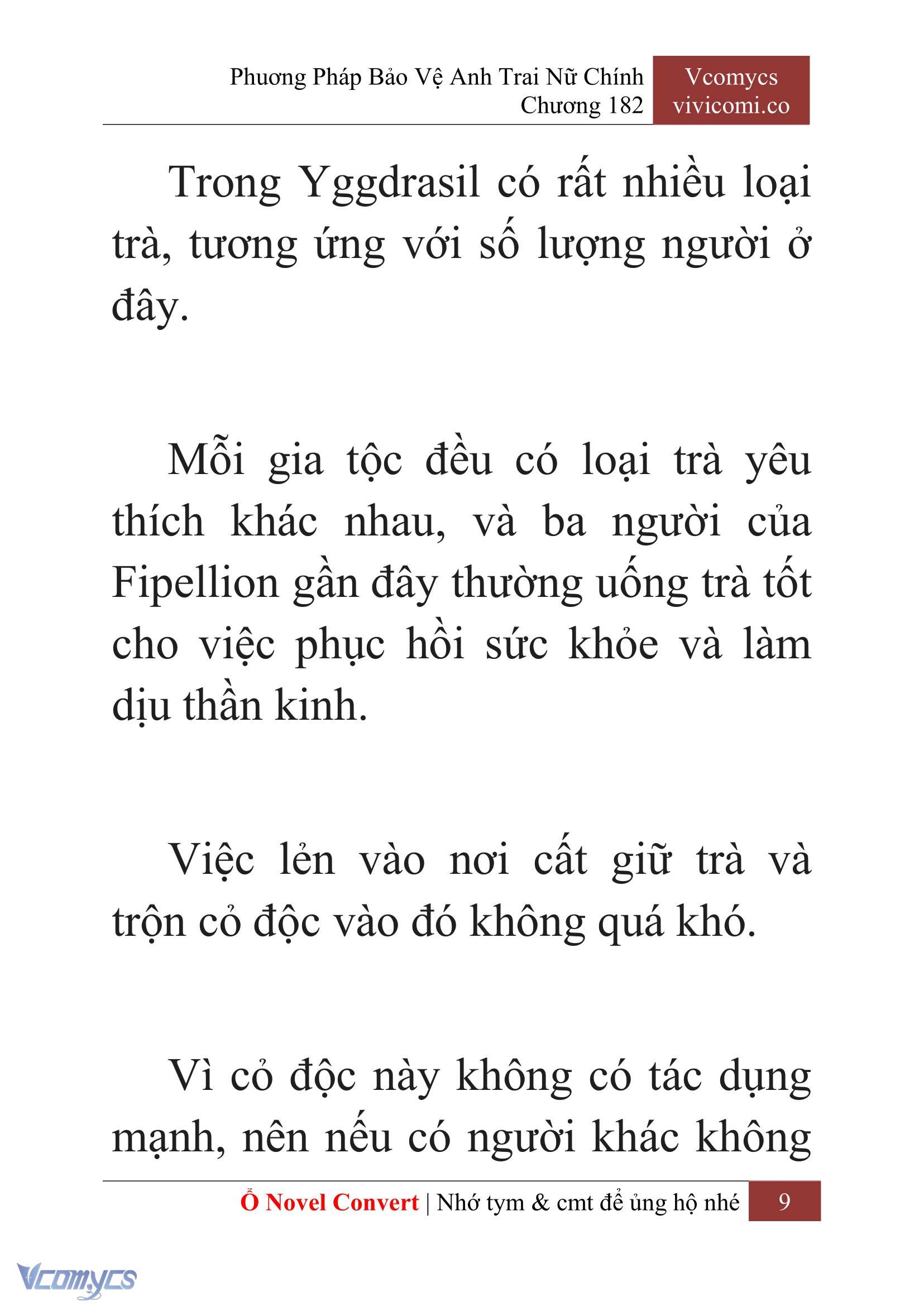 [Novel] Phương Pháp Bảo Vệ Anh Trai Nữ Chính Chap 182 - Trang 2