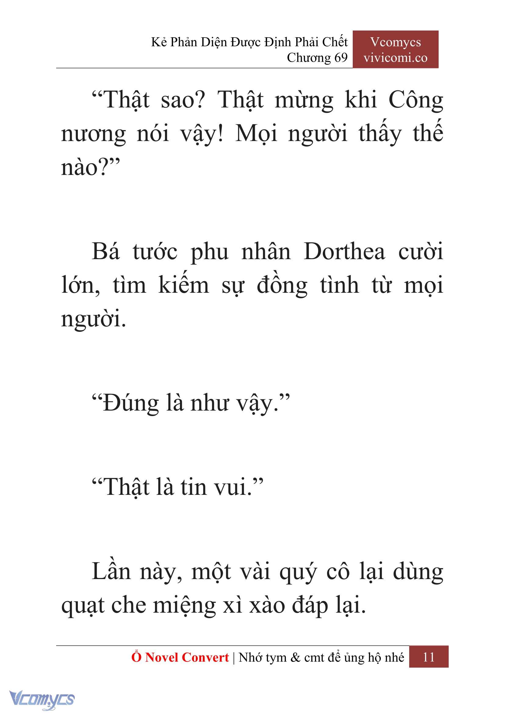 [Novel] Kẻ Phản Diện Được Định Phải Chết Chap 69 - Next Chap 70
