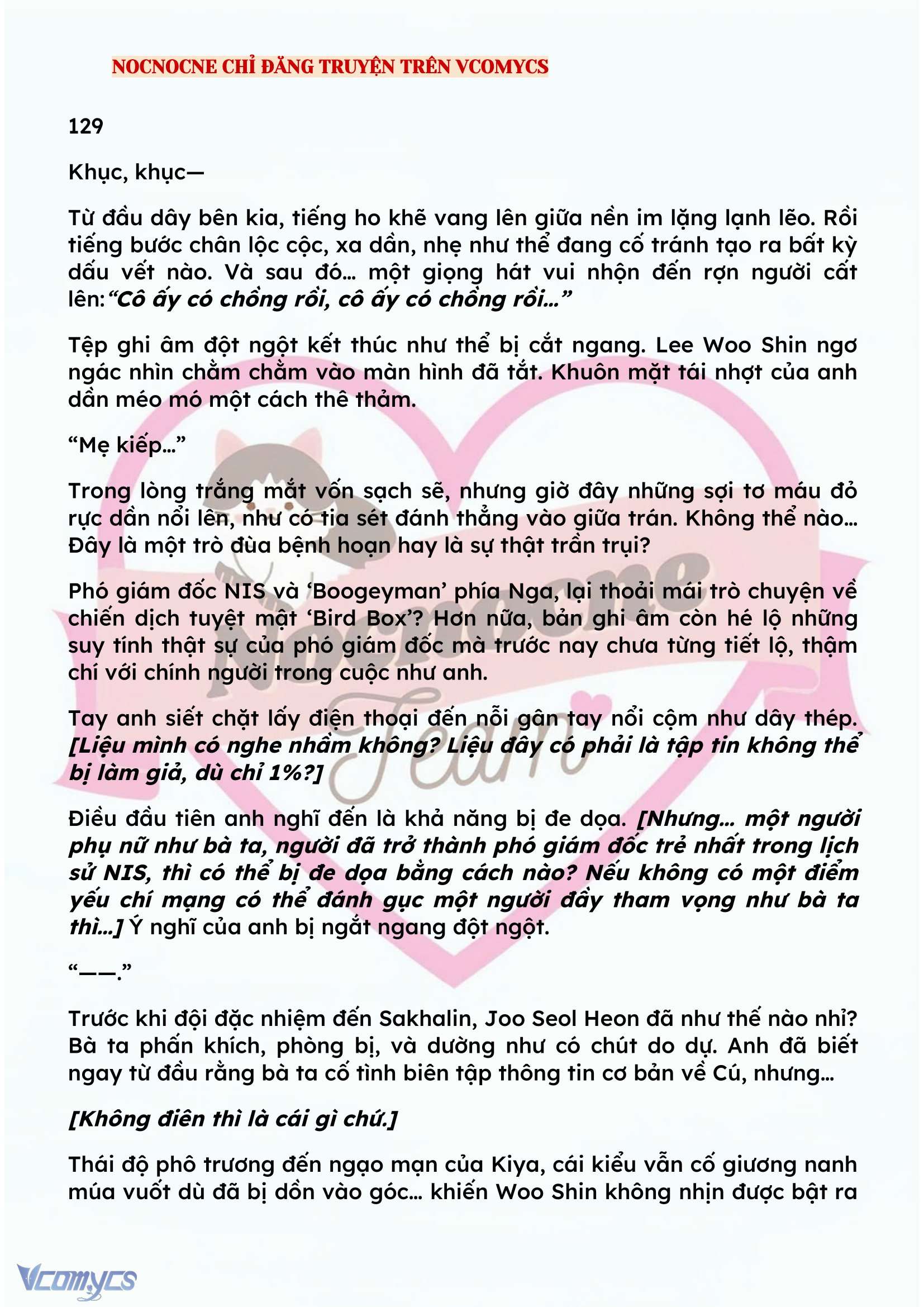 [NOVEL] KẾT HÔN VỚI KẺ TÂM THẦN Chap 129 - Next Chap 130