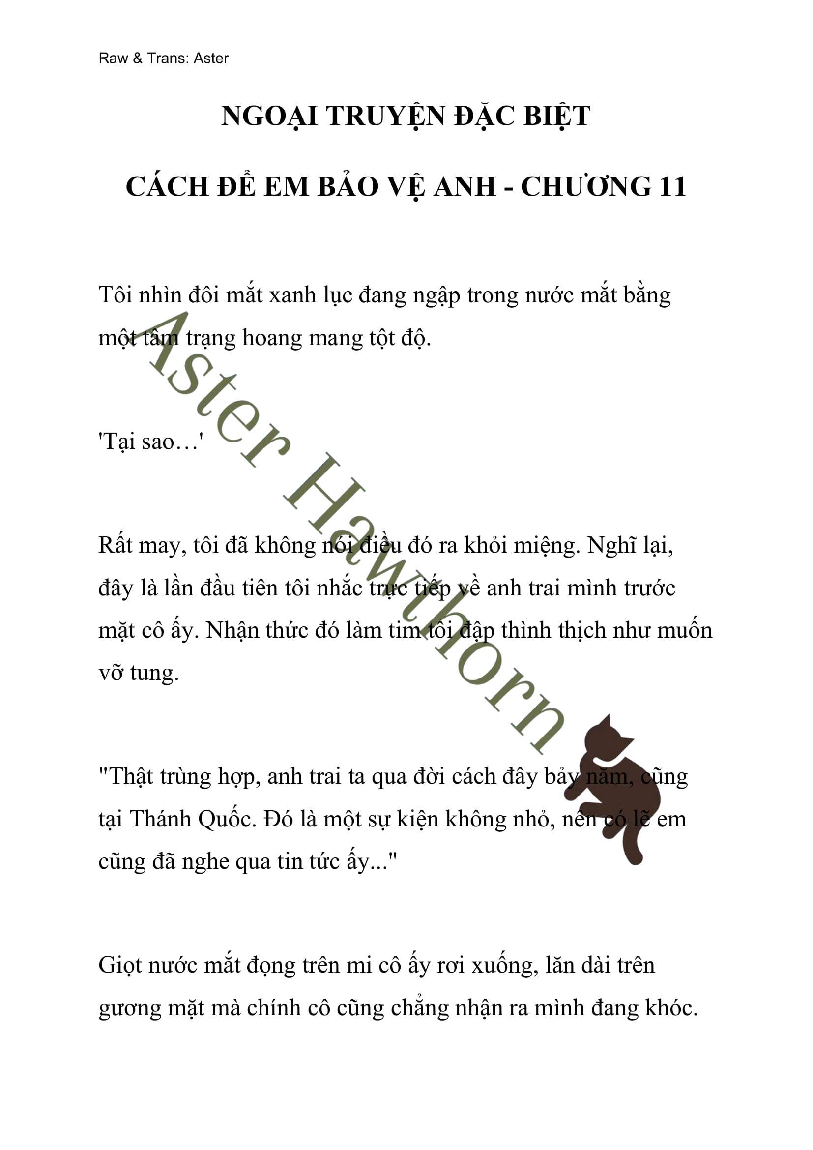 [NOVEL] Ngoại Truyện Cách Để Em Bảo Vệ Anh Chap 65 - Trang 2
