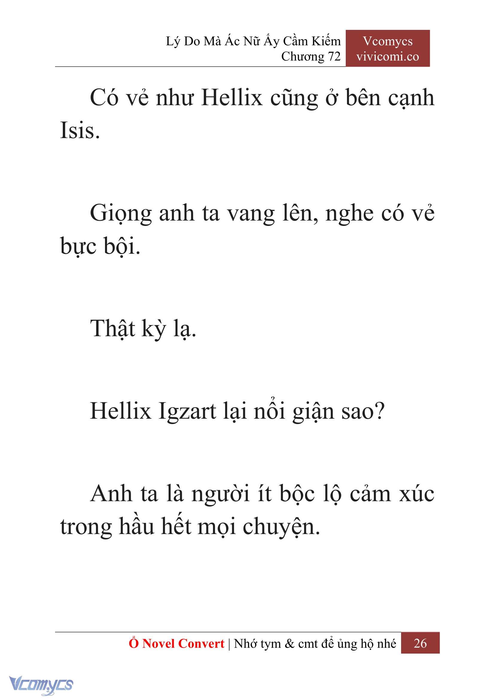 [Novel] Lý Do Mà Ác Nữ Ấy Cầm Kiếm Chap 72 - Trang 2