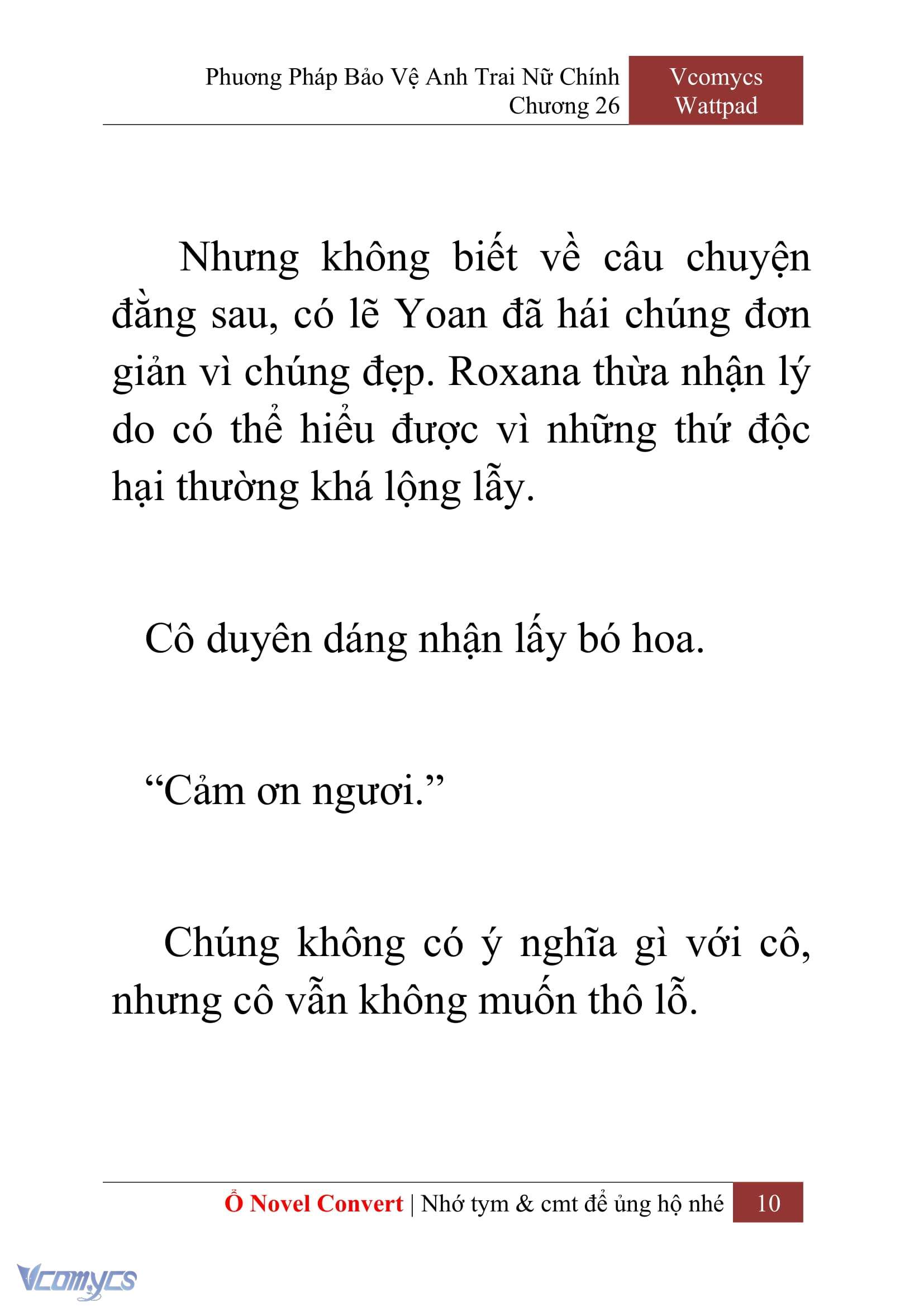 [Novel] Phương Pháp Bảo Vệ Anh Trai Nữ Chính Chap 26 - Trang 2