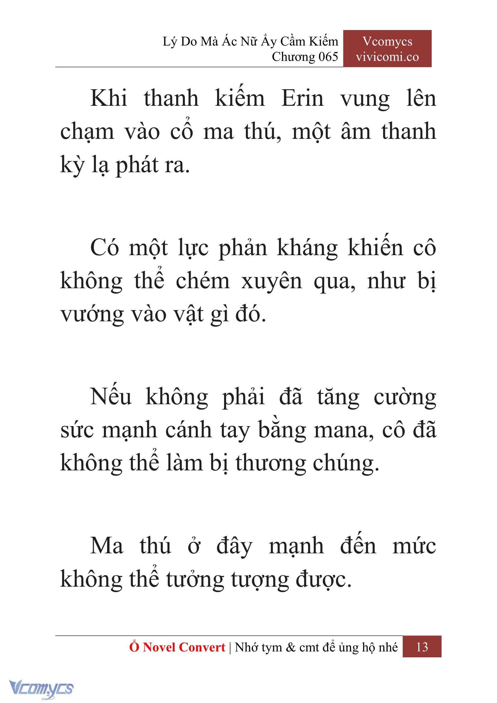 [Novel] Lý Do Mà Ác Nữ Ấy Cầm Kiếm Chap 65 - Trang 2