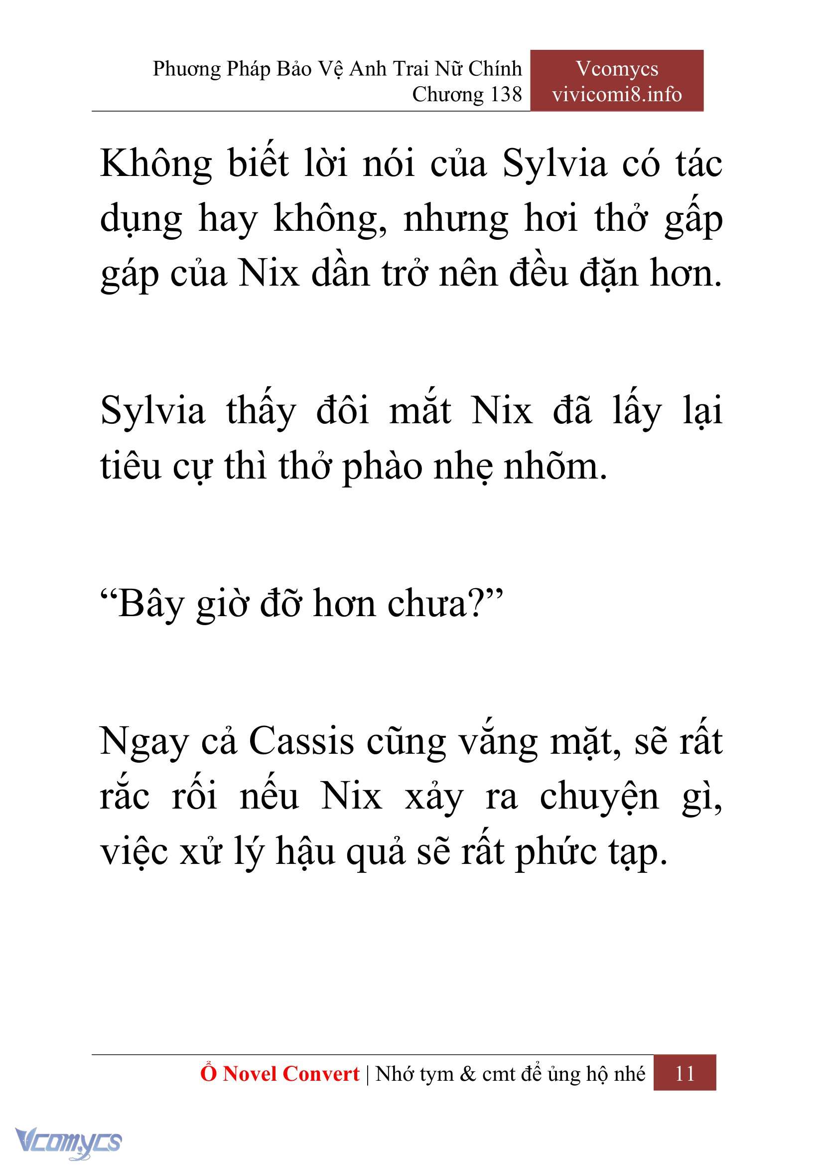 [Novel] Phương Pháp Bảo Vệ Anh Trai Nữ Chính Chap 138 - Trang 2