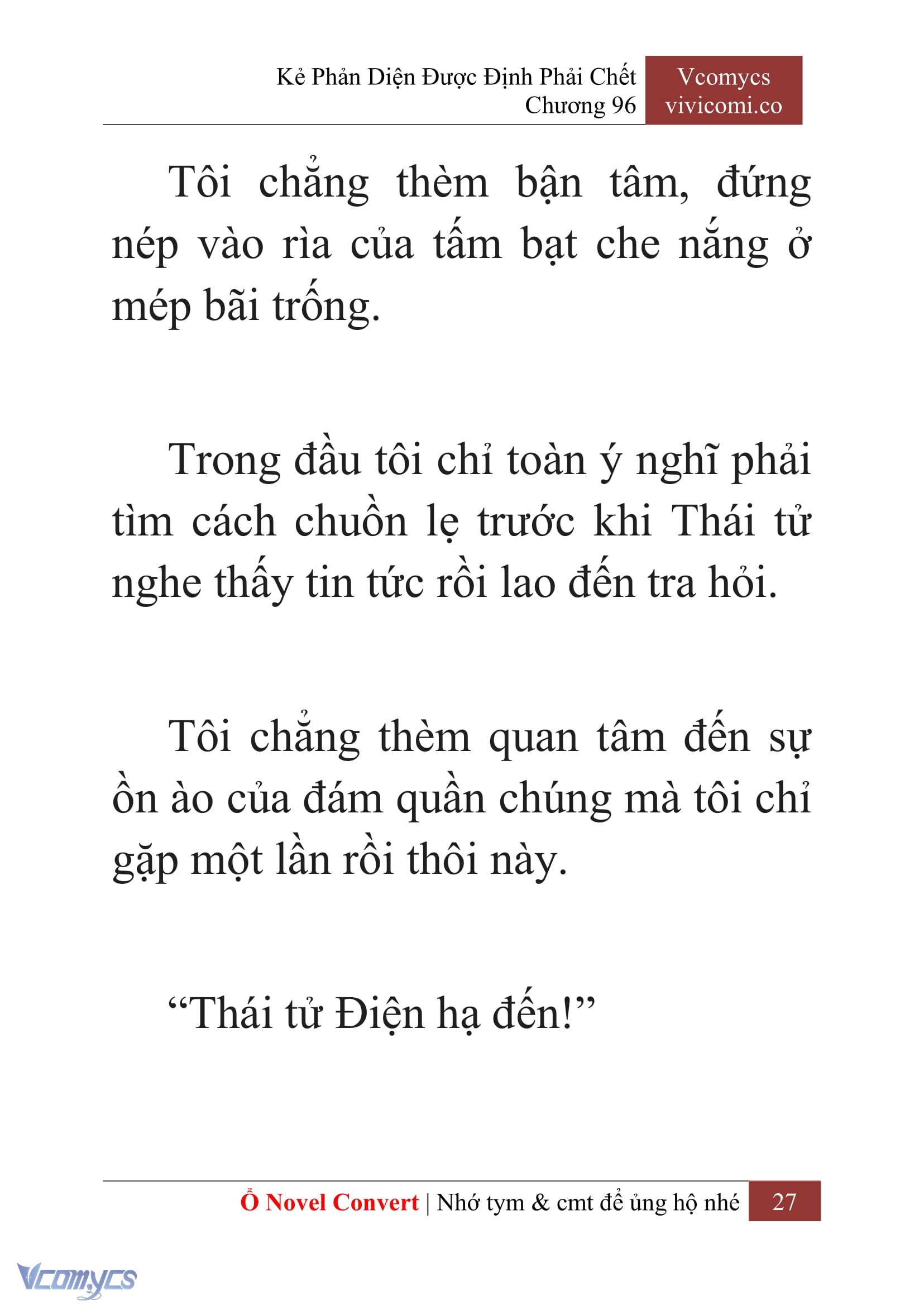 [Novel] Kẻ Phản Diện Được Định Phải Chết Chap 96 - Trang 2