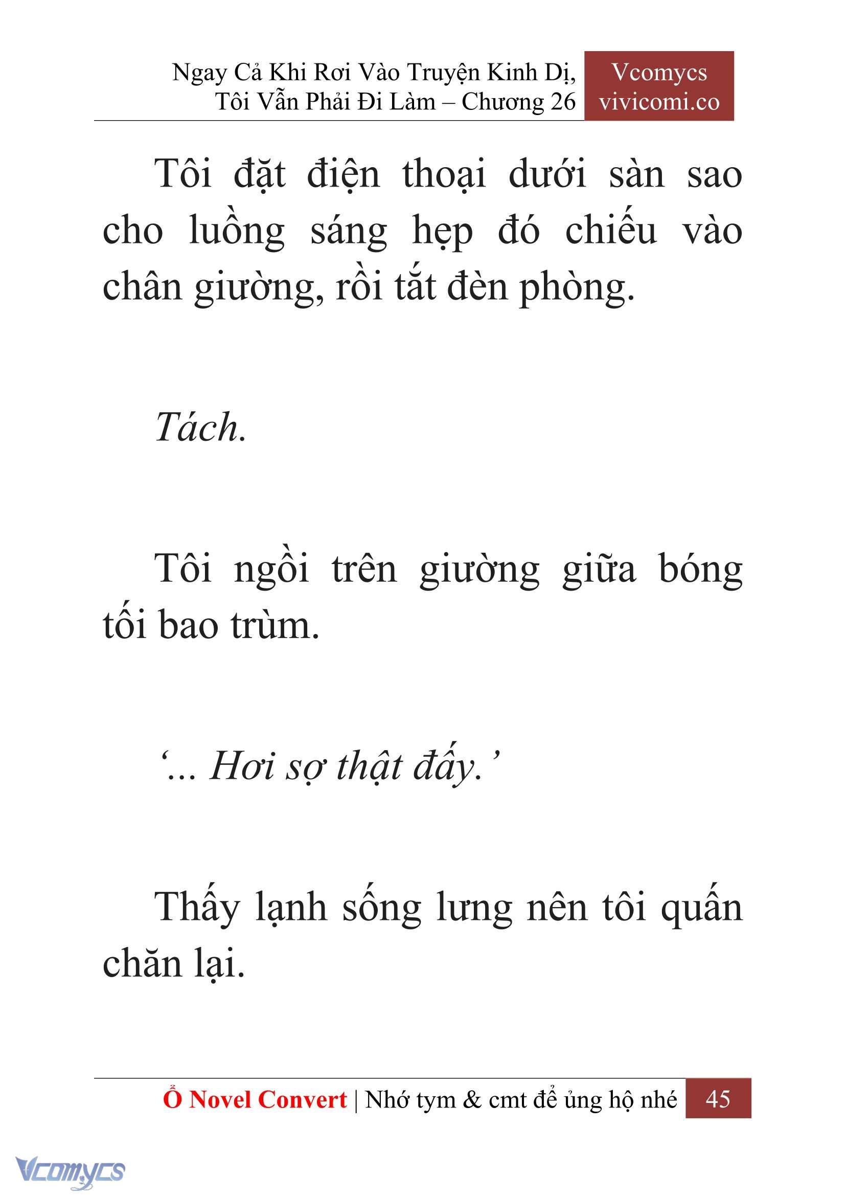 [Novel] Ngay Cả Khi Rơi Vào Truyện Kinh Dị, Tôi Vẫn Phải Đi Làm Chap 26 - Trang 2