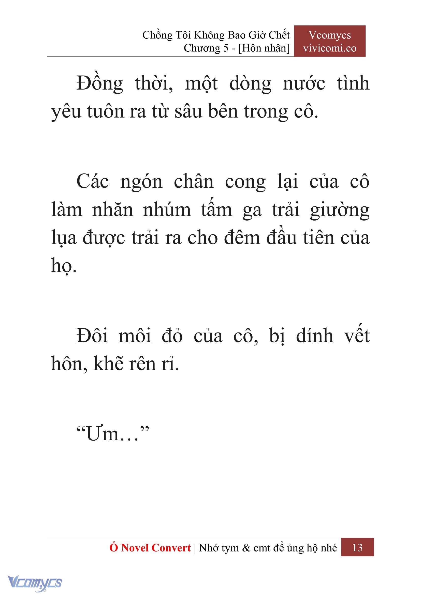 [Novel] Chồng Tôi Không Bao Giờ Chết Chap 5 - Trang 2