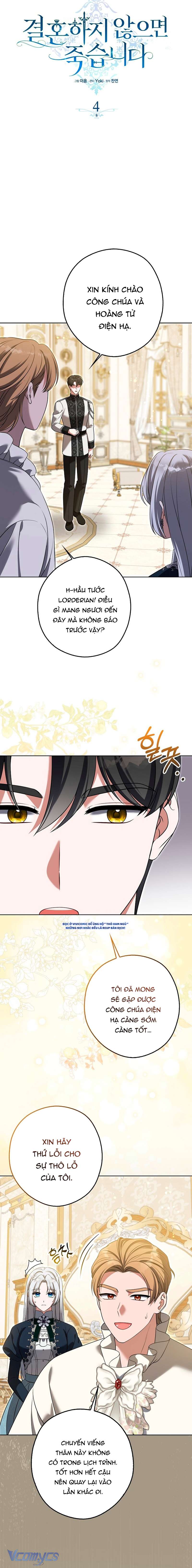 Nếu Không Kết Hôn, Tôi Sẽ Chết Chap 4 - Trang 2