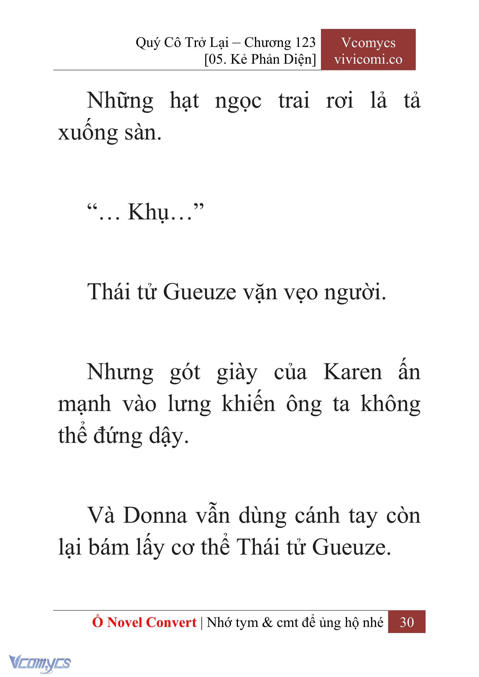 [Novel] Quý Cô Trở Lại Chap 123 - Trang 2
