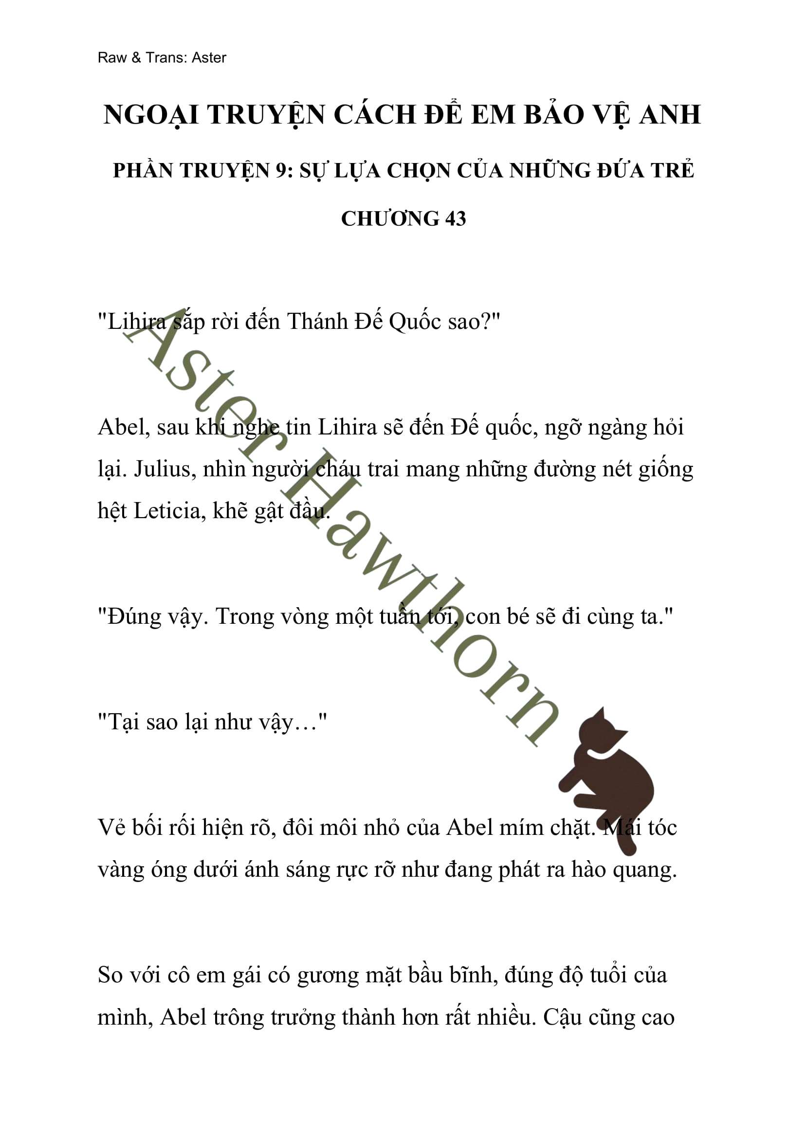 [NOVEL] Ngoại Truyện Cách Để Em Bảo Vệ Anh Chap 43 - Trang 2