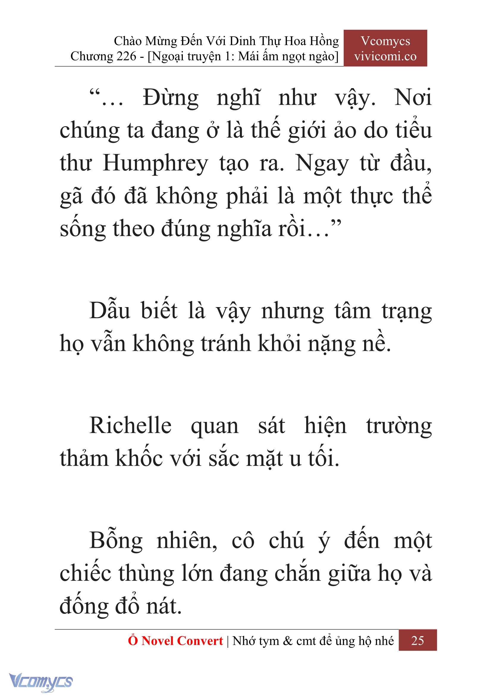 [Novel] Chào Mừng Đến Với Dinh Thự Hoa Hồng Chap 226 - Trang 2