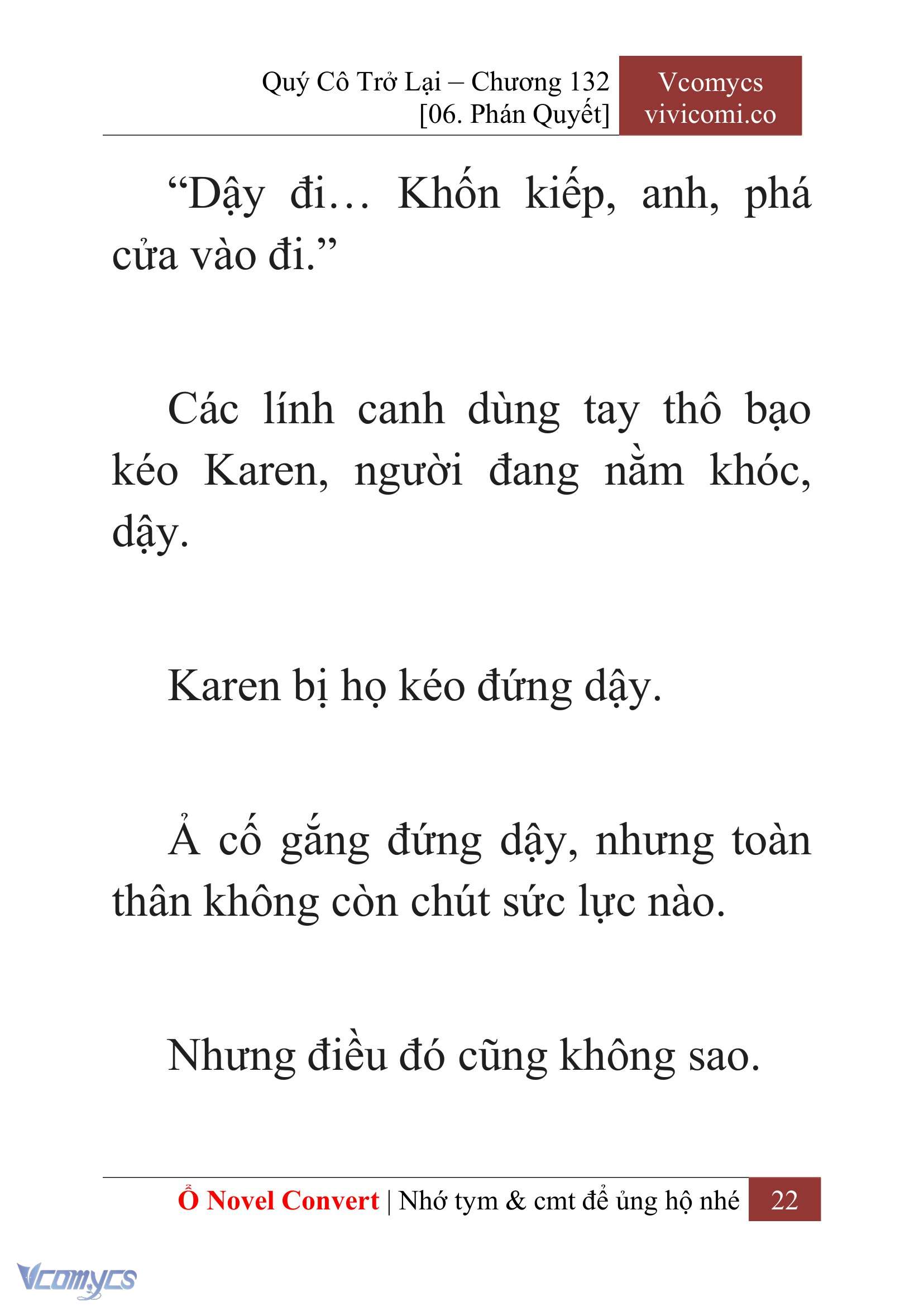 [Novel] Quý Cô Trở Lại Chap 132 - Trang 2