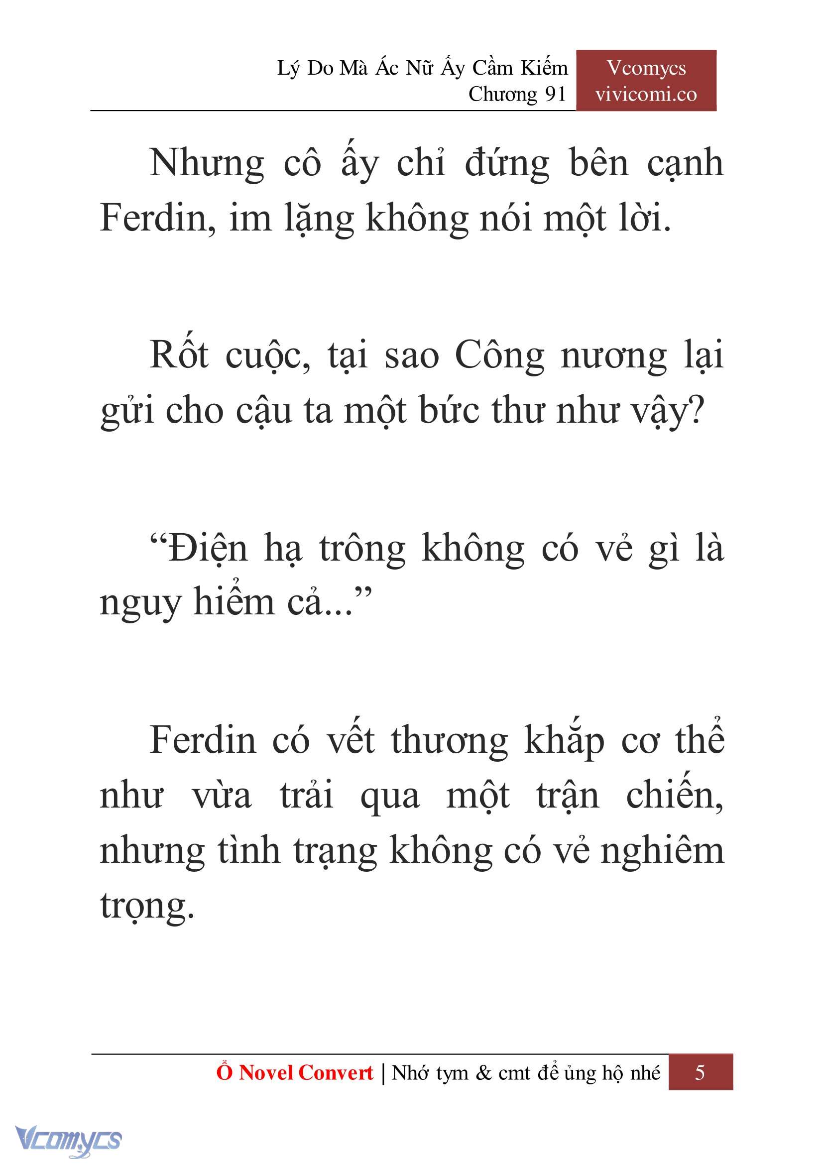 [Novel] Lý Do Mà Ác Nữ Ấy Cầm Kiếm Chap 91 - Trang 2