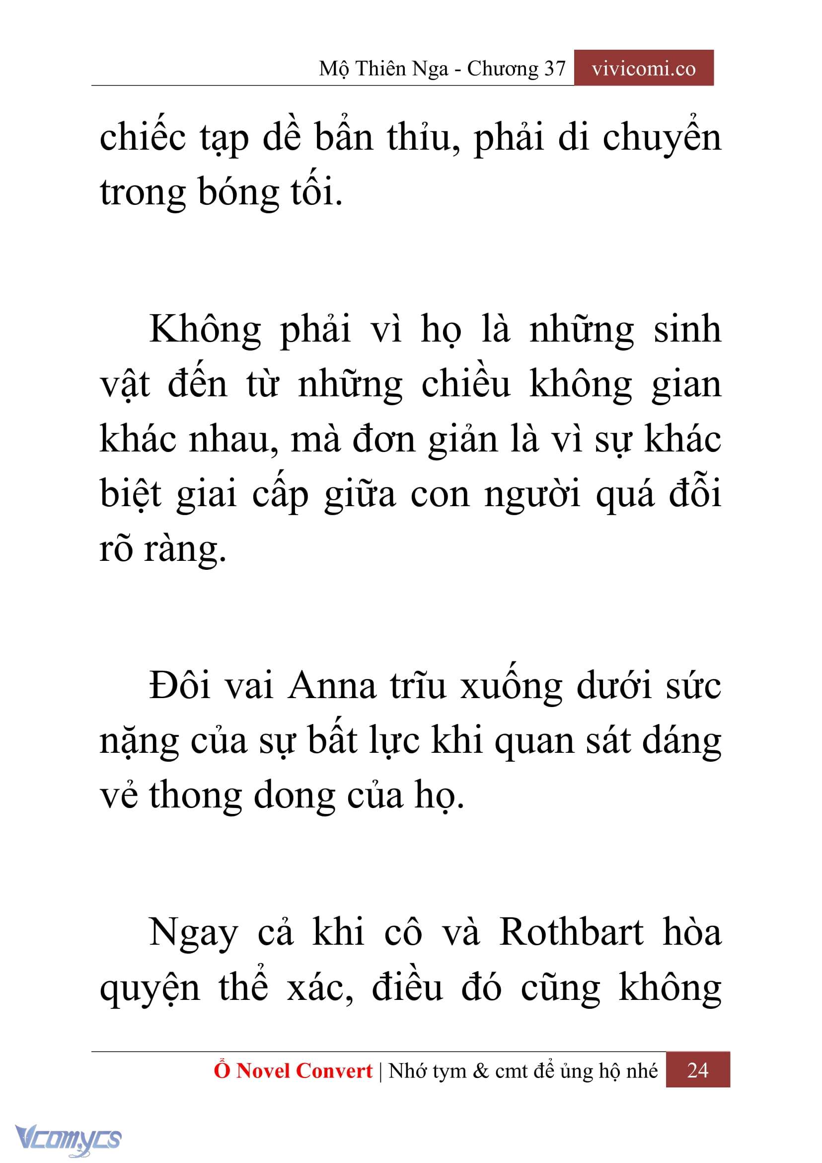 [Novel] Mộ Thiên Nga Chap 37 - Trang 2