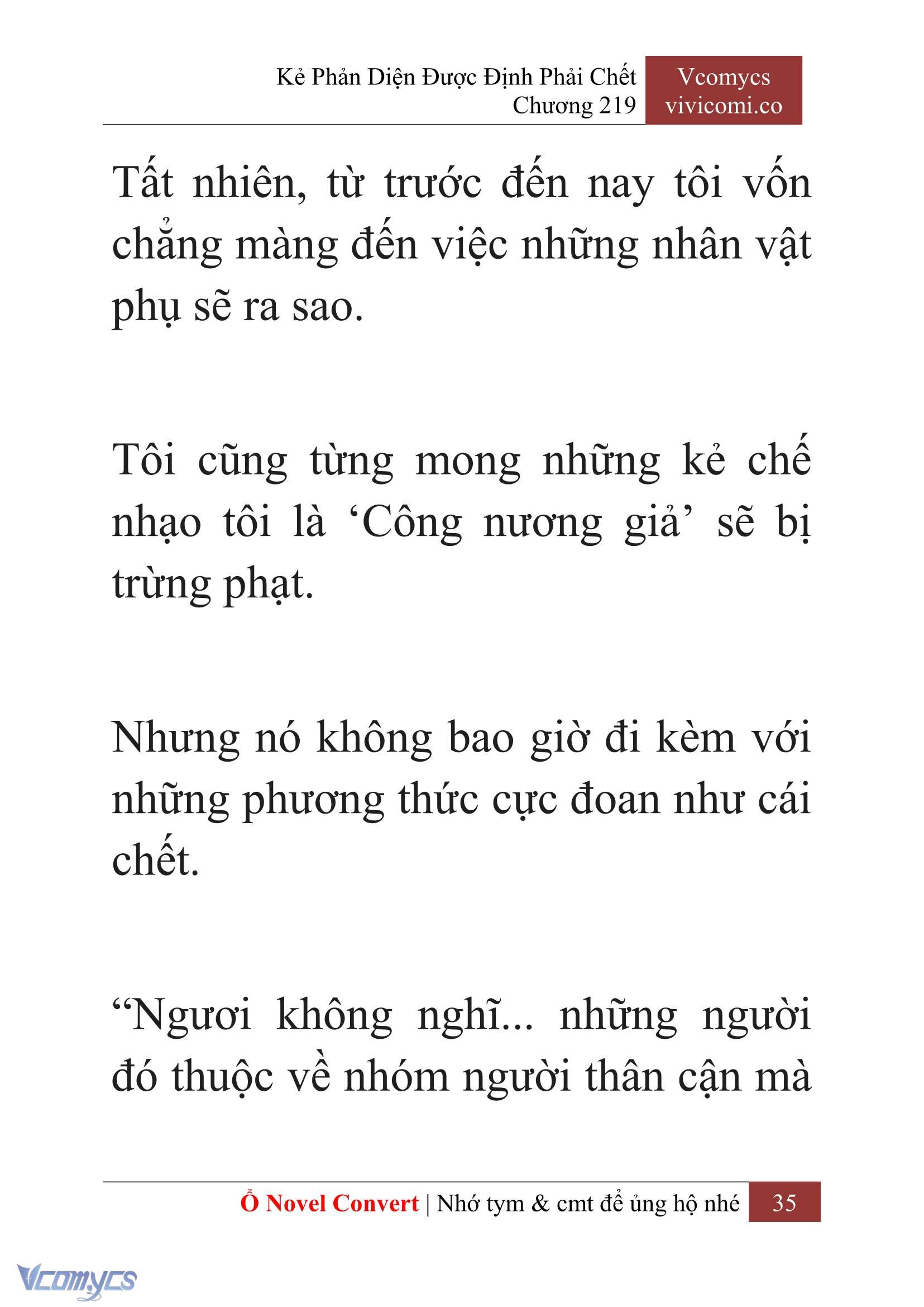 [Novel] Kẻ Phản Diện Được Định Phải Chết Chap 219 - Trang 2
