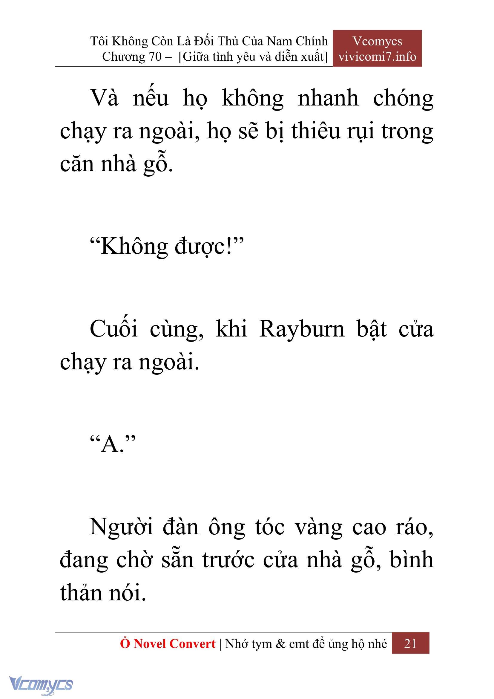 [Novel] Tôi Không Còn Là Đối Thủ Của Nam Chính Chap 70 - Trang 2