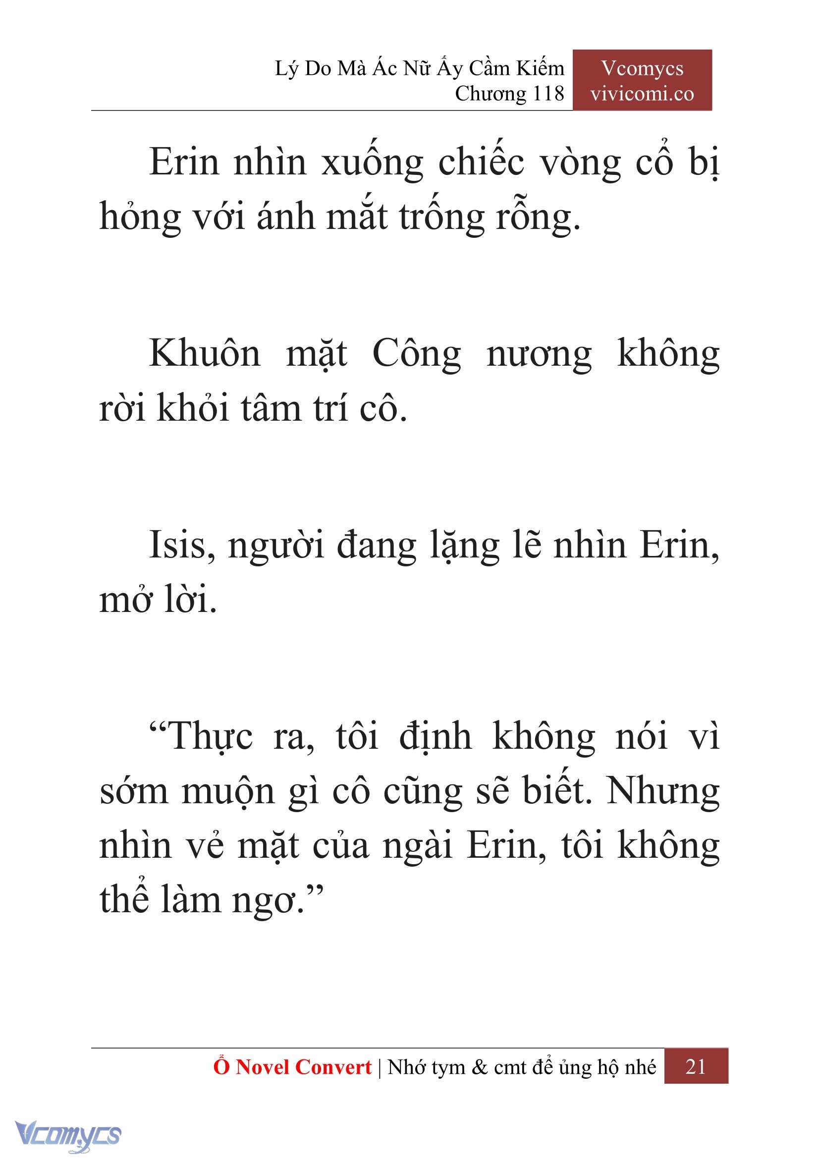 [Novel] Lý Do Mà Ác Nữ Ấy Cầm Kiếm Chap 118 - Trang 2