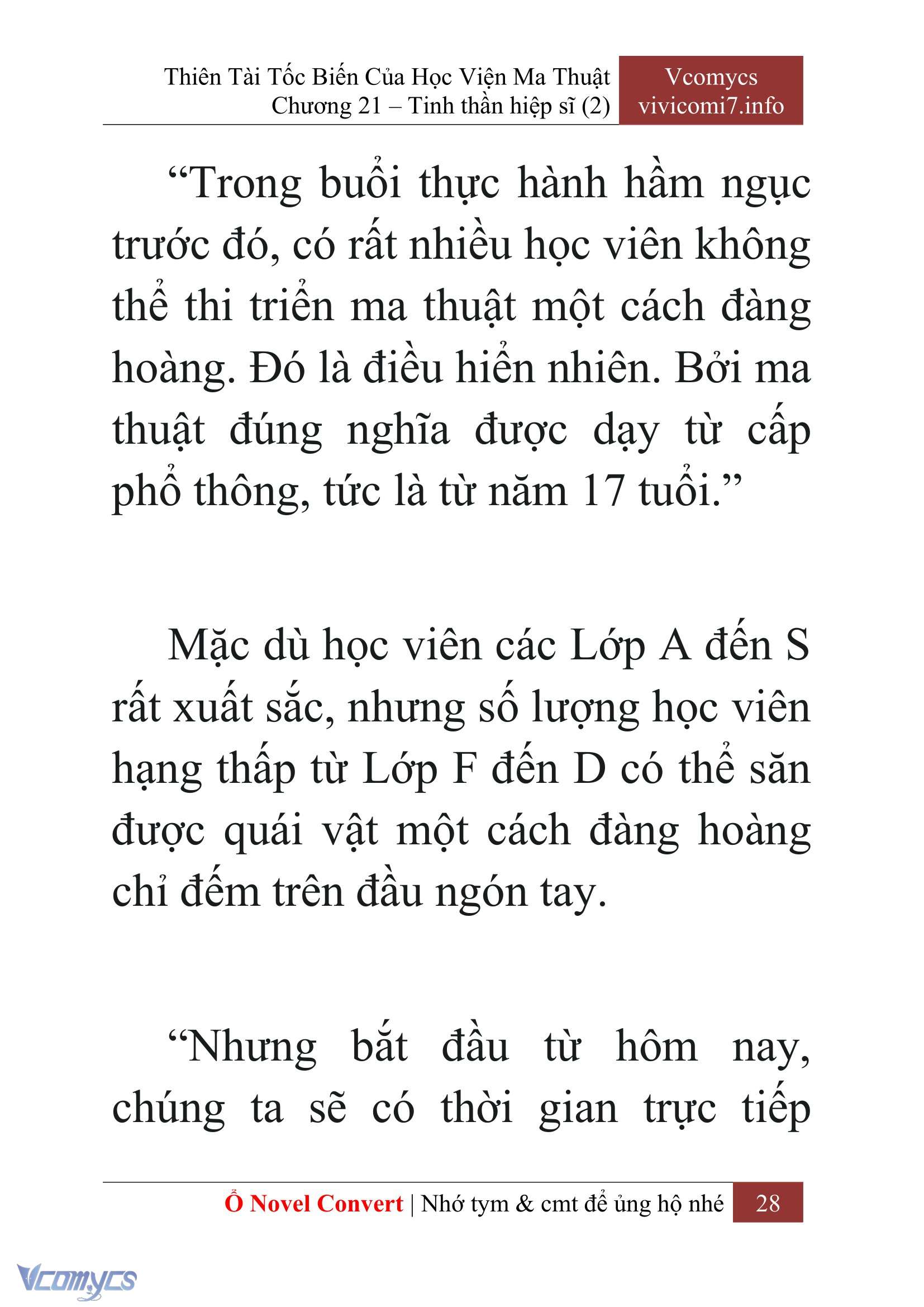 [Novel] Thiên Tài Tốc Biến Của Học Viện Ma Thuật Chap 21 - Trang 2