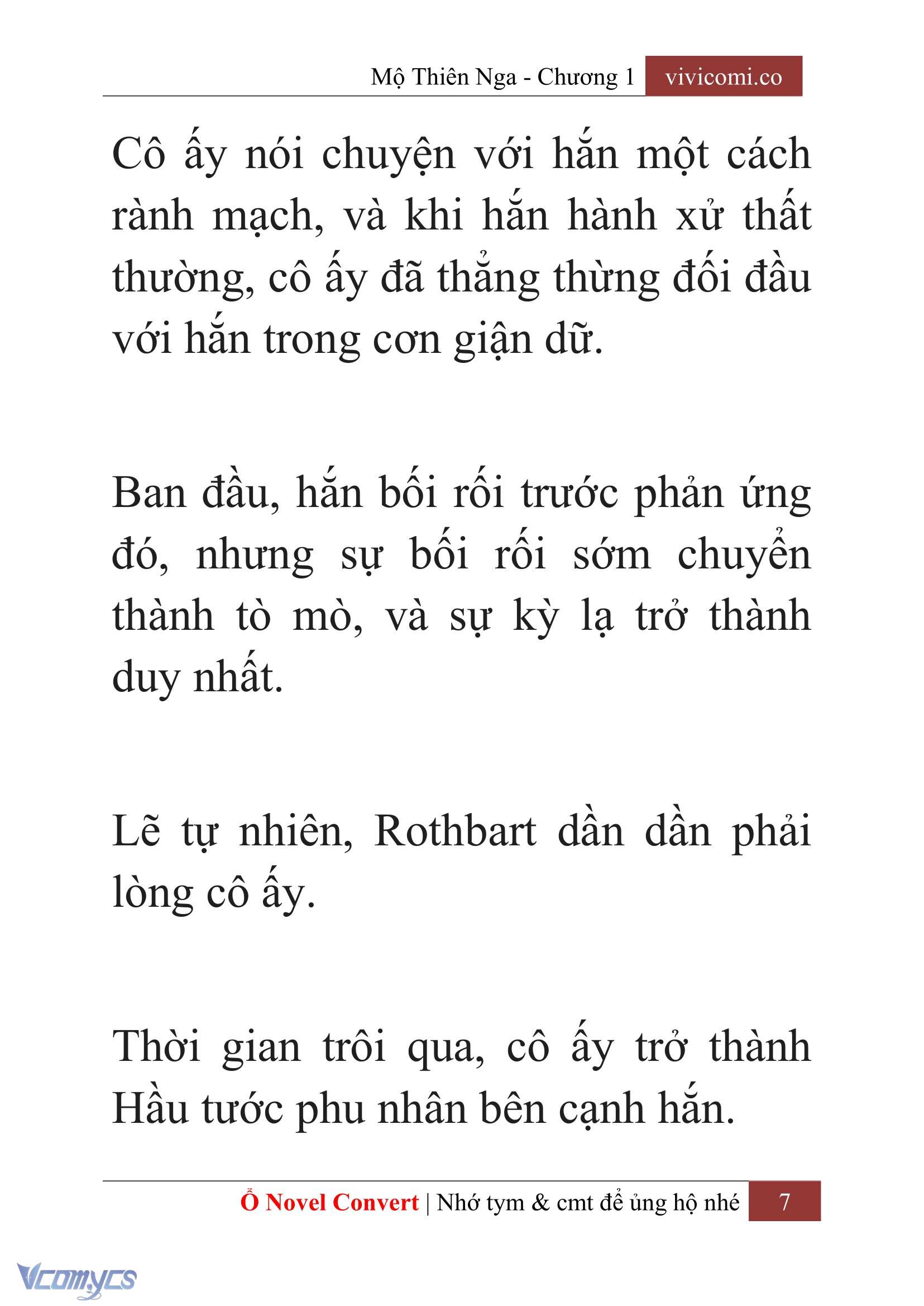 [Novel] Mộ Thiên Nga Chap 1 - Trang 2