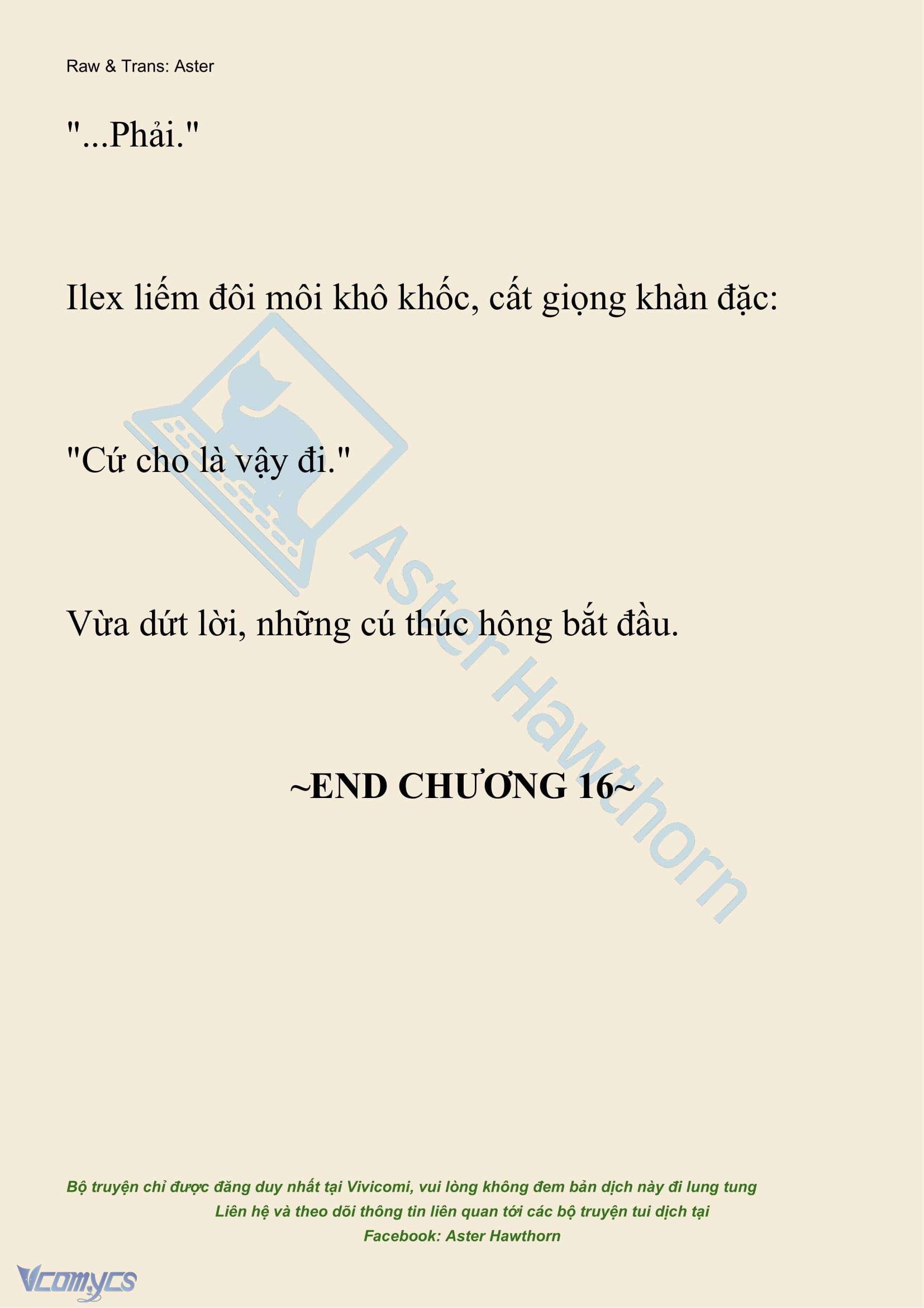 [NOVEL] Hồ Điệp Nuốt Chửng Sương Mù Chap 16 - Trang 2
