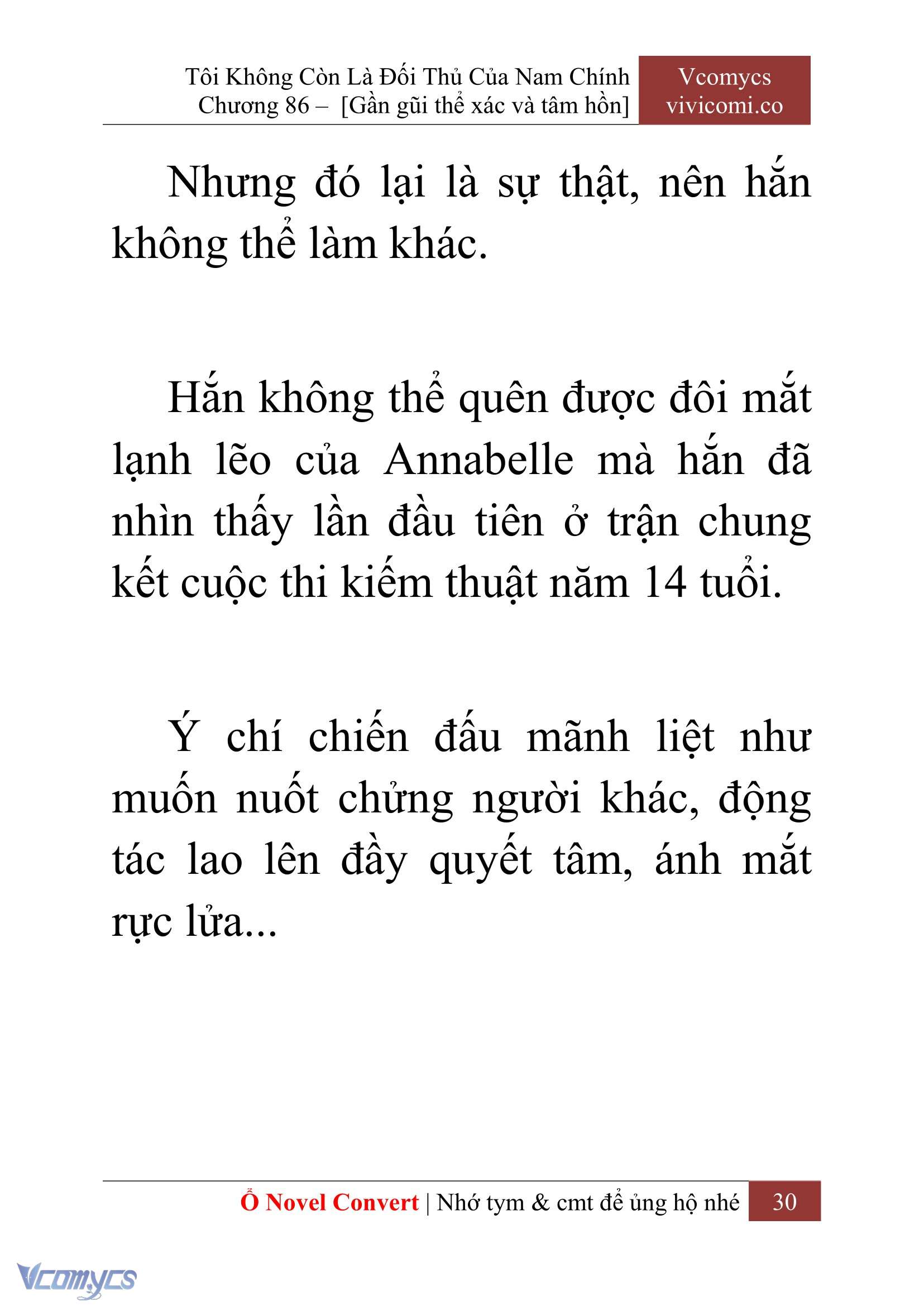 [Novel] Tôi Không Còn Là Đối Thủ Của Nam Chính Chap 86 - Trang 2